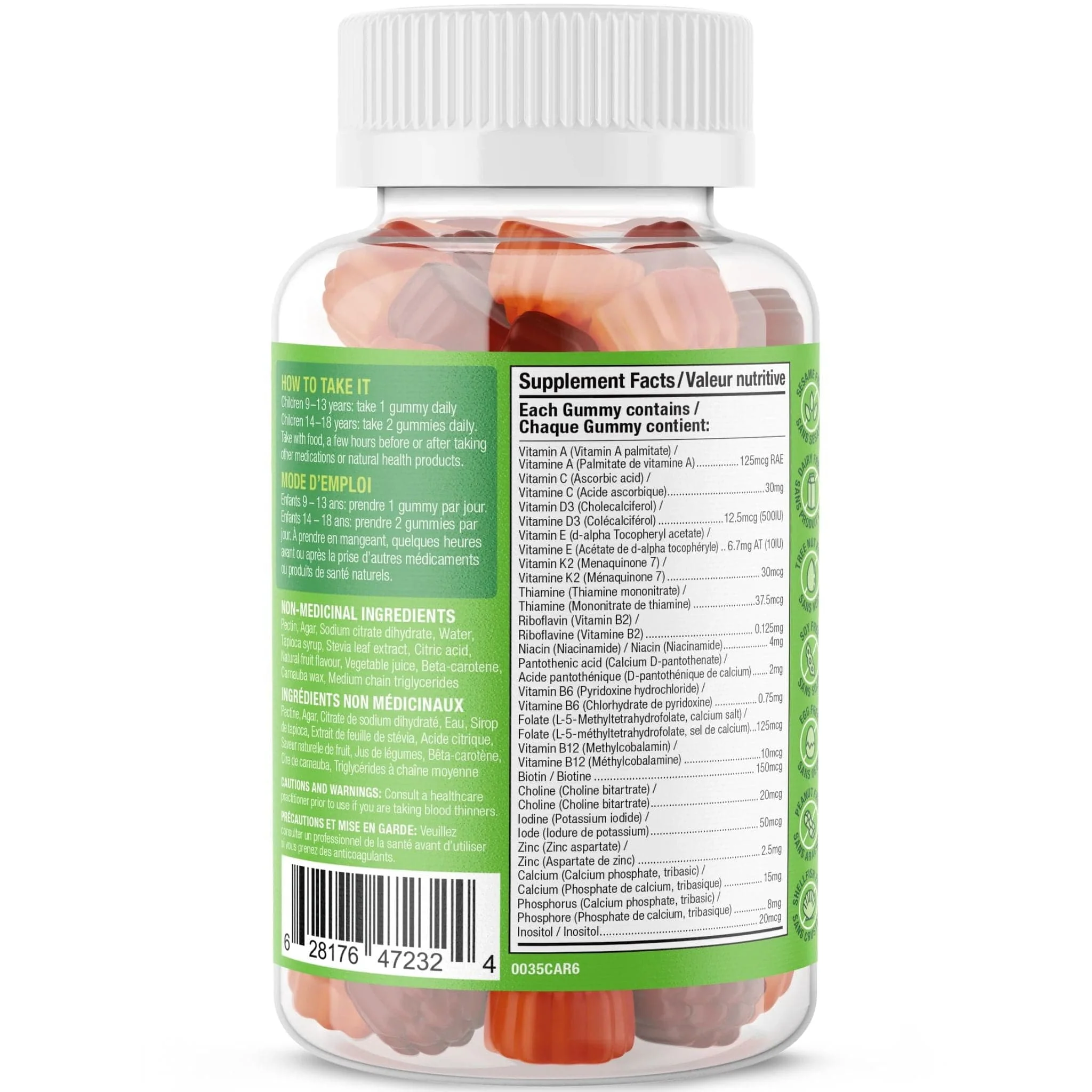 Suku Vitamins Teen Boy Total Multivitamin, 60 Gummies - Image 2