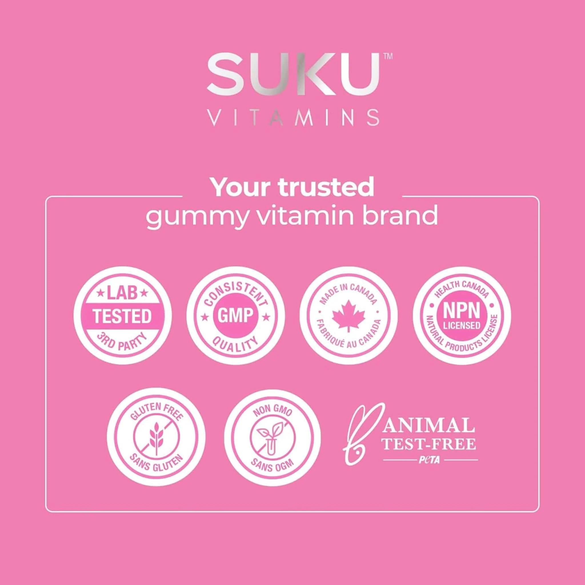 Suku Vitamins Teen Girl Total Multivitamin, 60 Gummies - Image 9