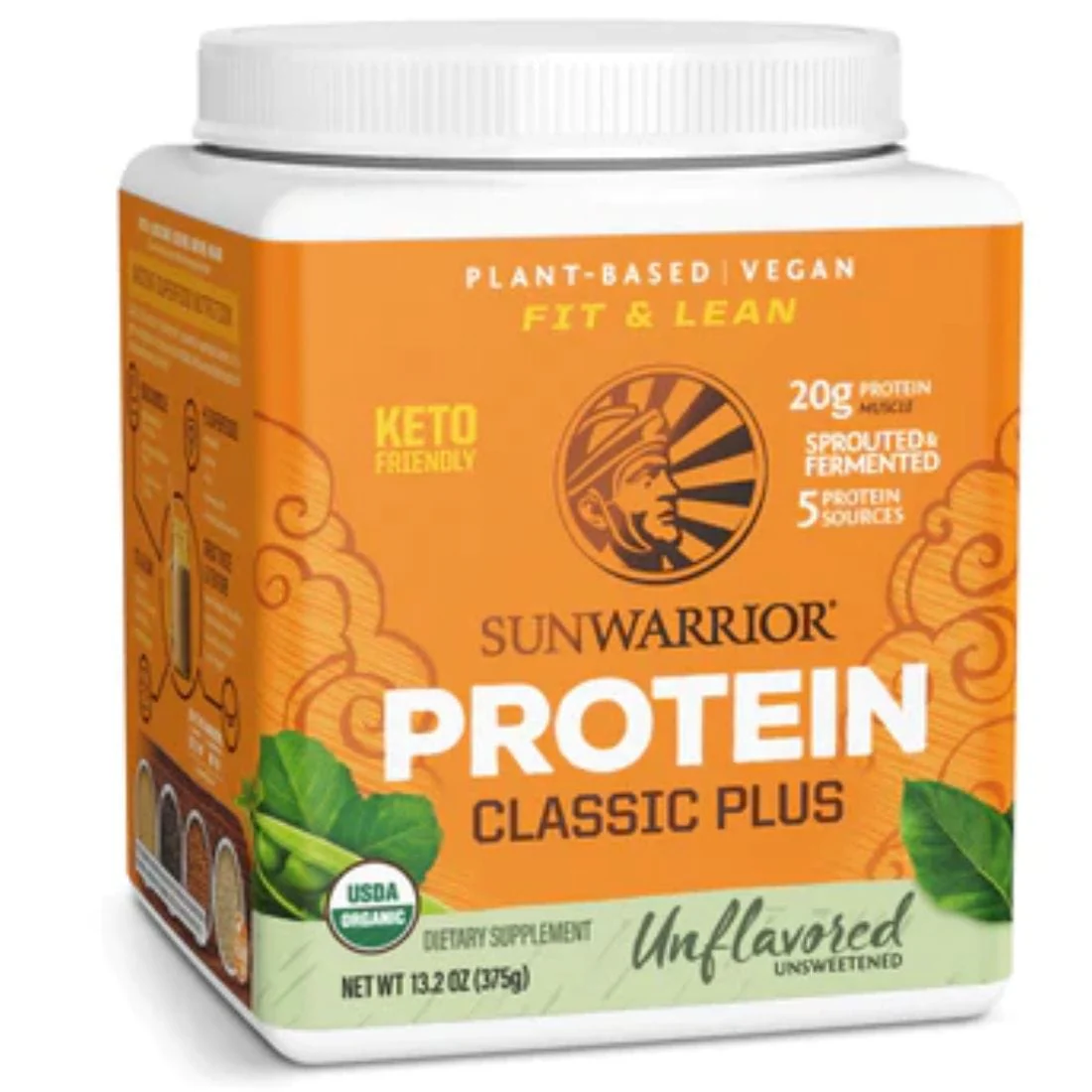 Sun Warrior Protein Classic Plus Protein, Sprouted Brown Rice, Chia, Quinoa, Amaranth, Raw Vegan Fermented Protein - Image 3