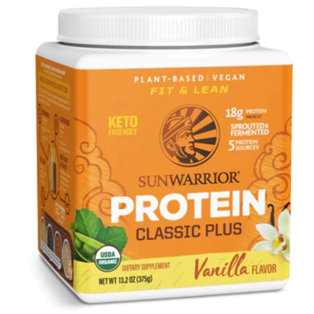 Sun Warrior Protein Classic Plus Protein, Sprouted Brown Rice, Chia, Quinoa, Amaranth, Raw Vegan Fermented Protein - Image 4