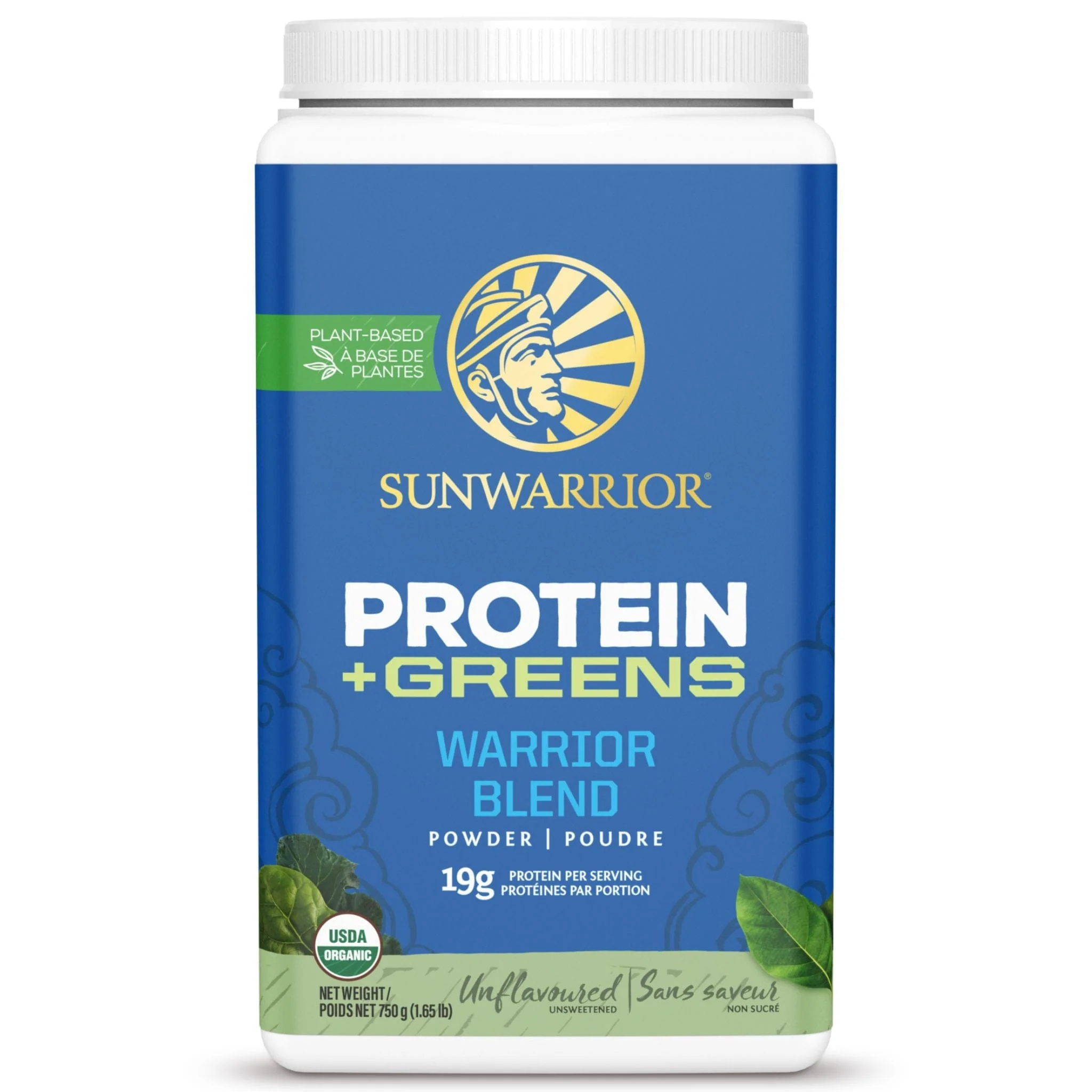 Sun Warrior Protein Warrior Blend Plus Greens, 750g - Image 2