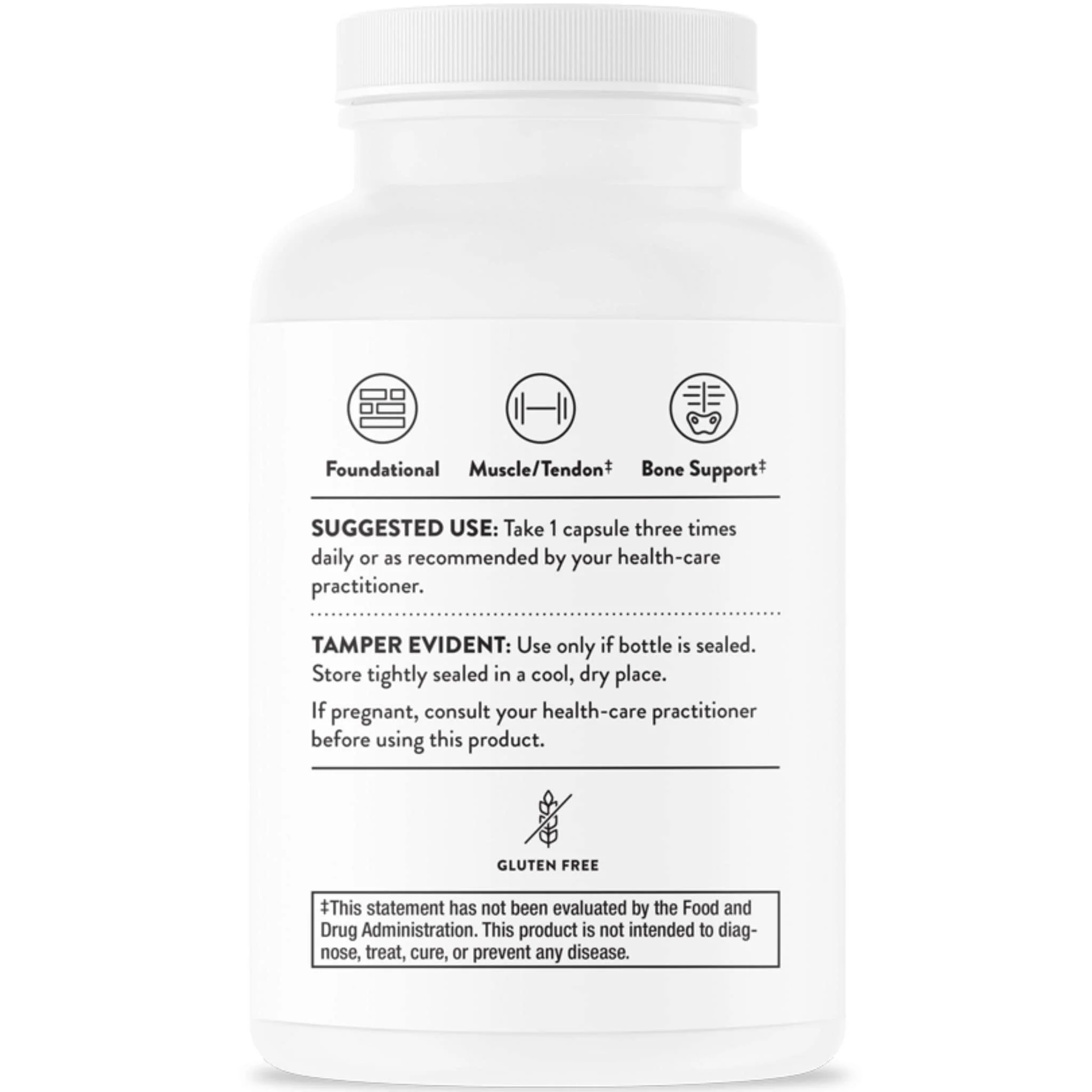Thorne Calcium-Magnesium Malate, Support for Bone and Heart Health, 240 Capsules - Image 2