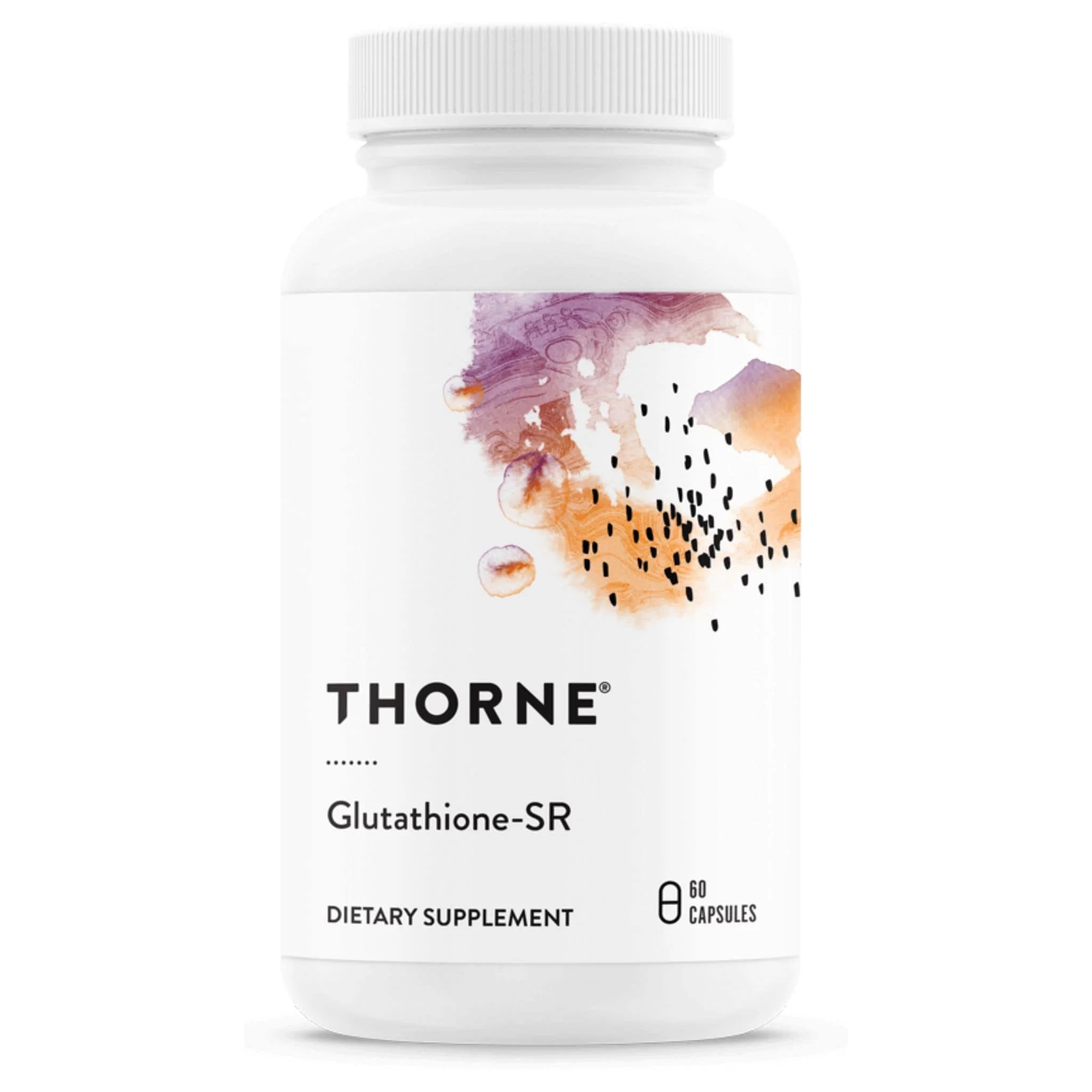 Thorne Glutathione-SR, Antioxidant Support for the Liver, Brain, Heart, Lung, and Eyes, 60 Capsules