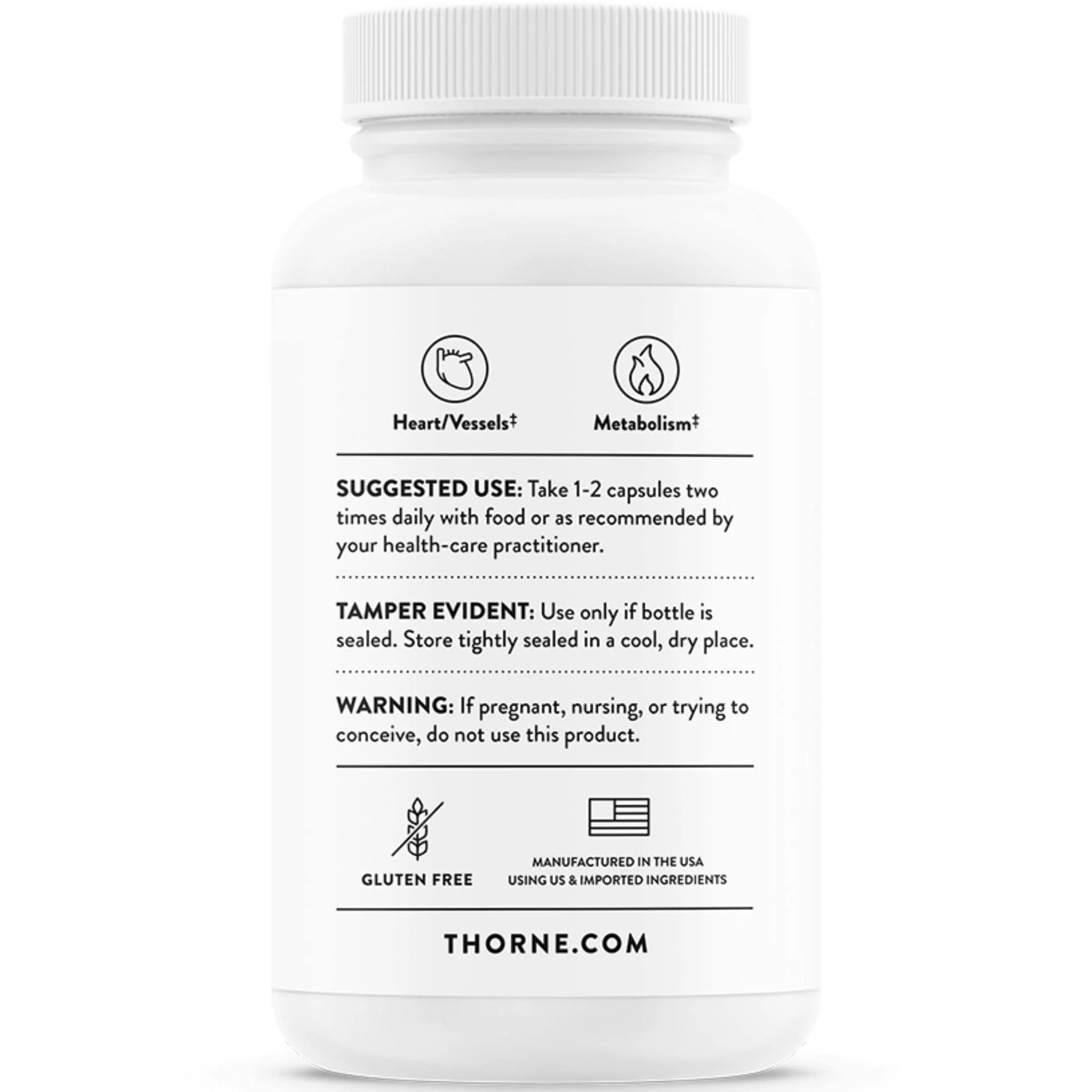Thorne Berberine HP, 60 Capsules - Image 2