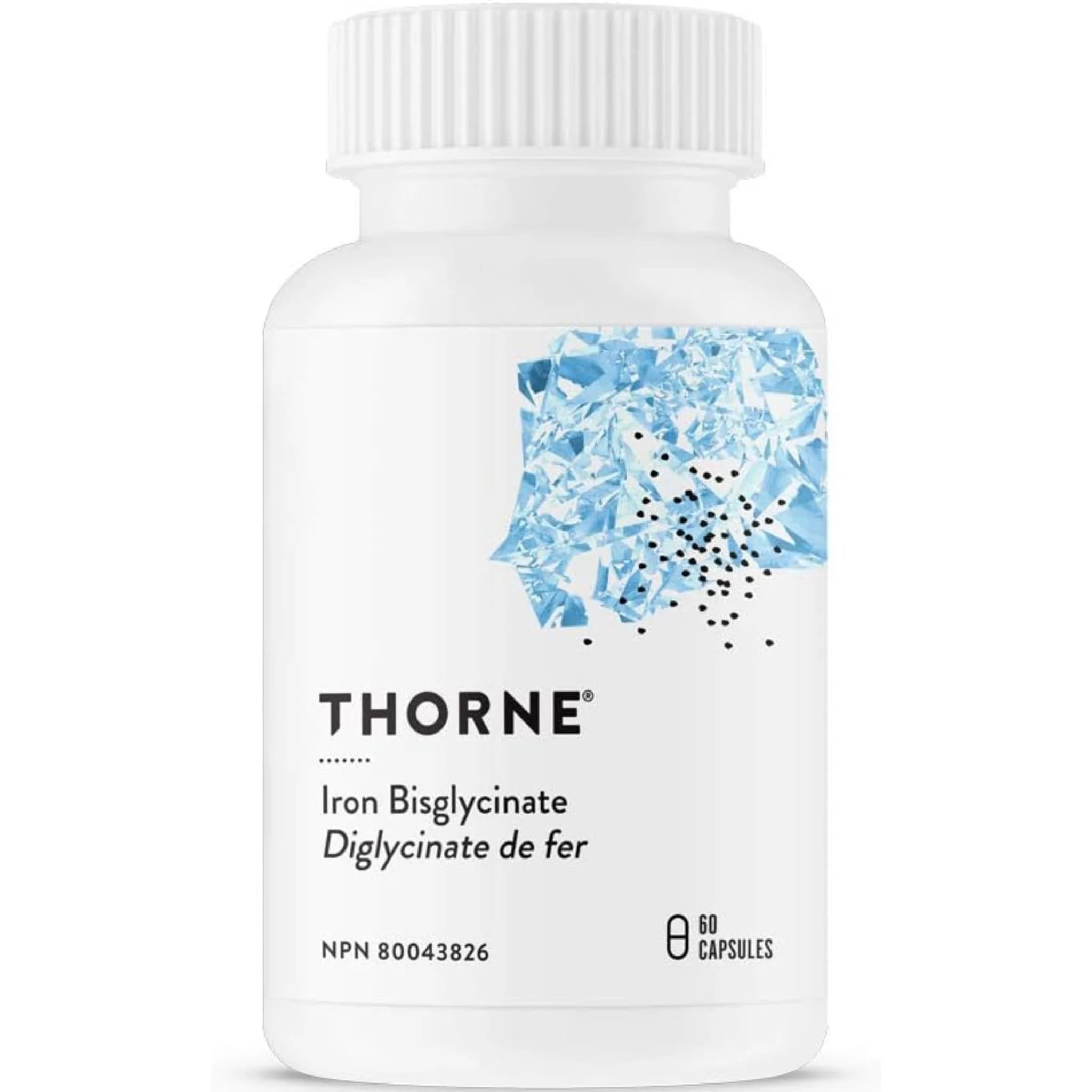 Thorne Iron Bisglycinate 25mg, 60 Capsules