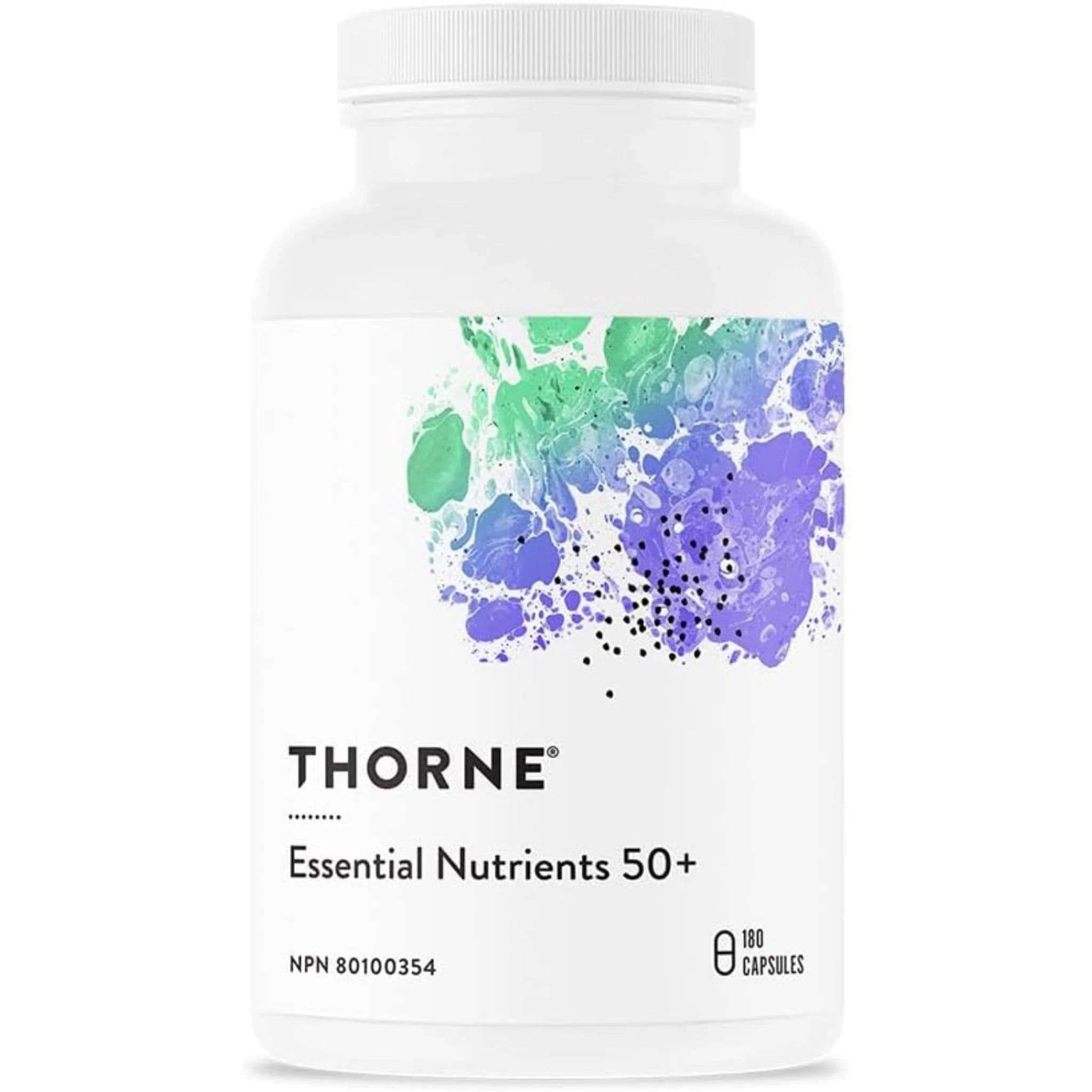 Thorne Essential Nutrients 50+ Multivitamin For Those 50+, 180 Capsules (Previously Multi-Encap)