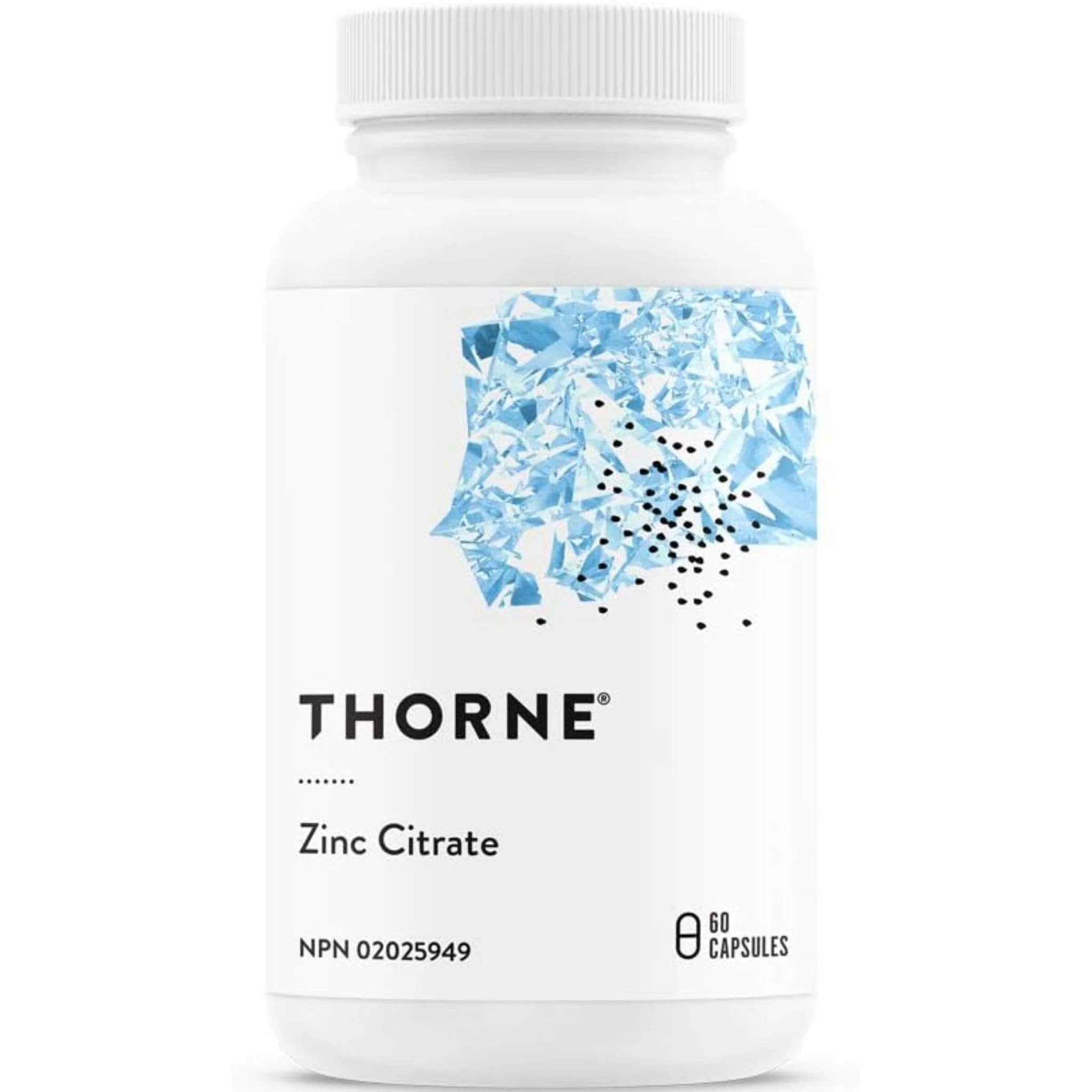 Thorne Zinc Citrate 30mg, 60 Capsules