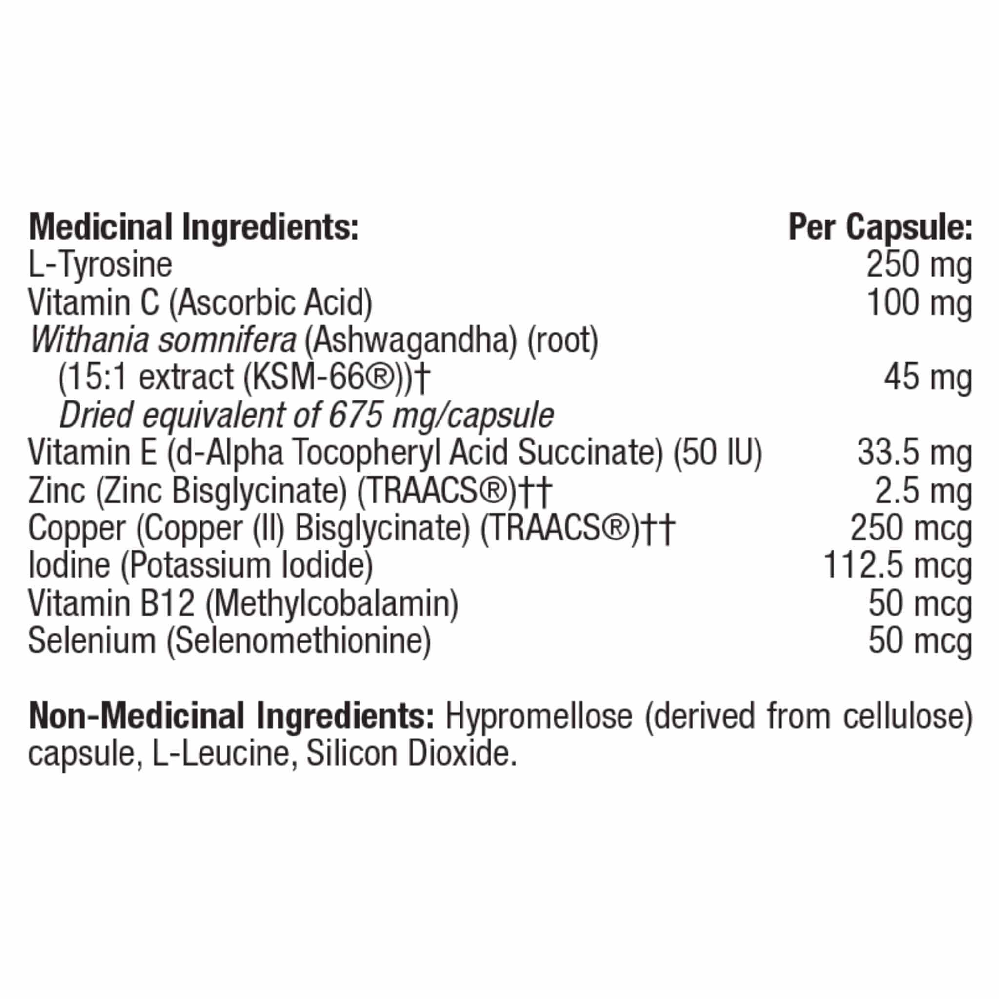 Thorne Thyrocsin, Thyroid Cofactors to Support Healthy Thyroid Function, 120 Capsules - Image 3