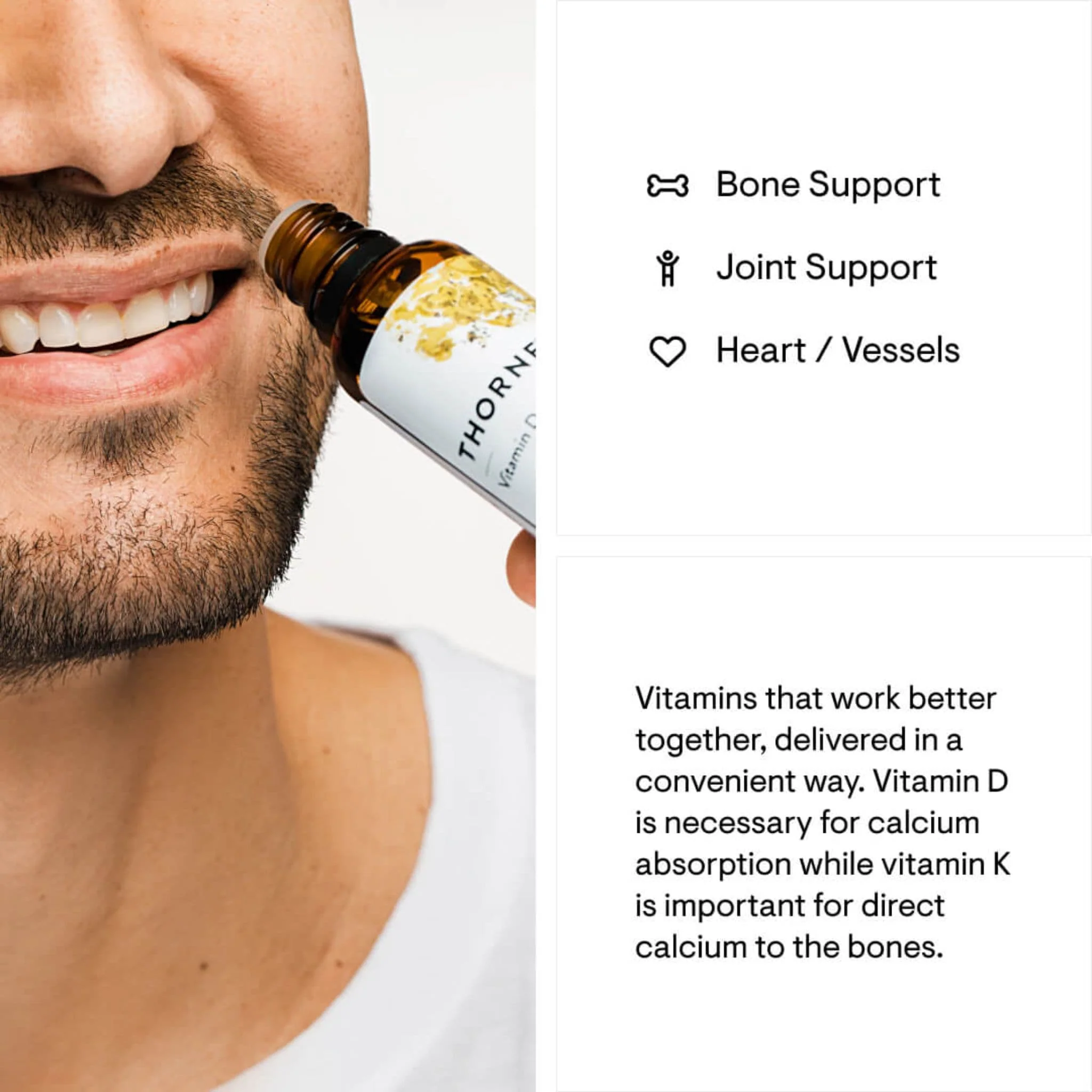 Thorne Vitamin D/K2 Liquid 500IU/100mcg, 30ml - Image 4