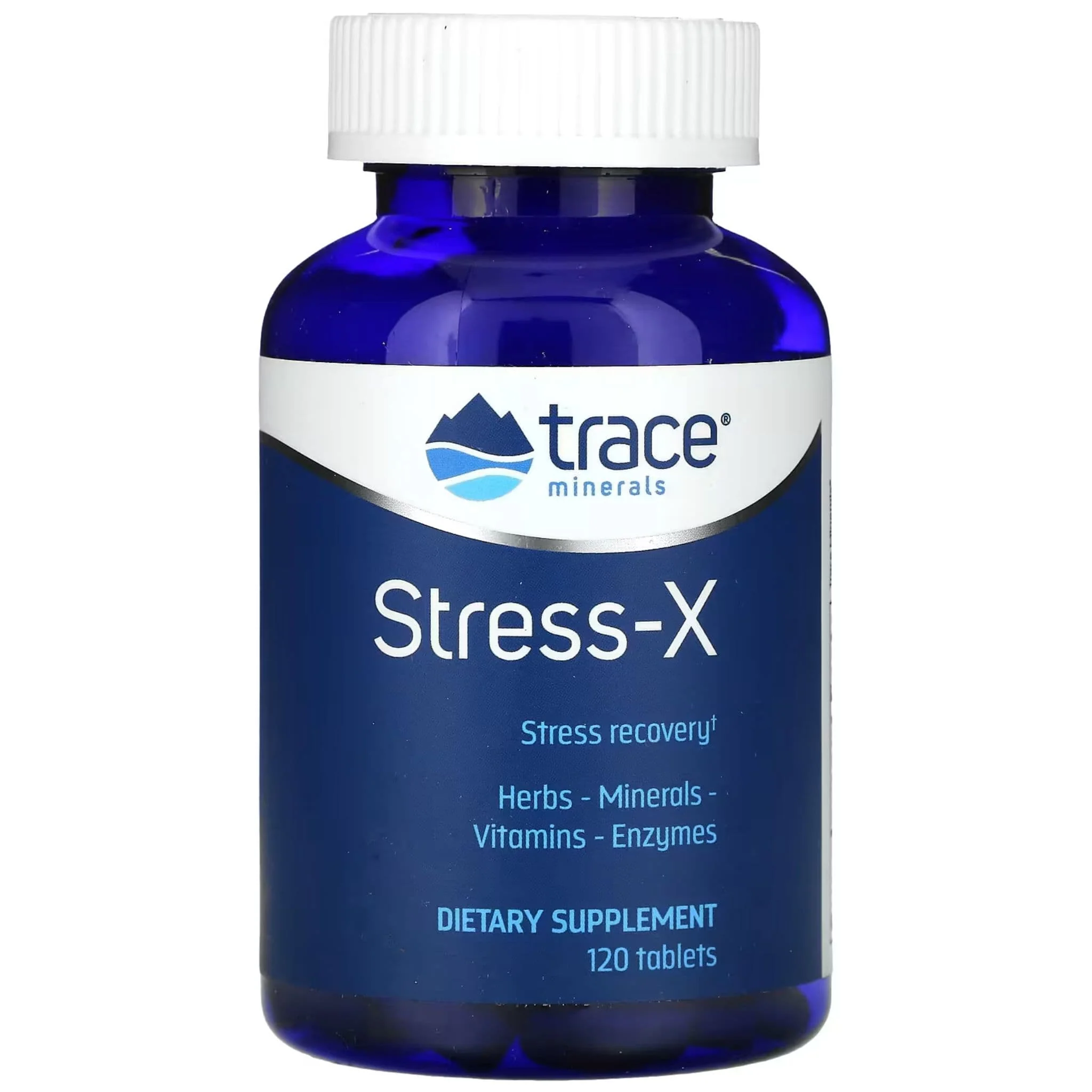 Trace Minerals Stress-X, Helps Restore Mental or Physical Performance, Tablets