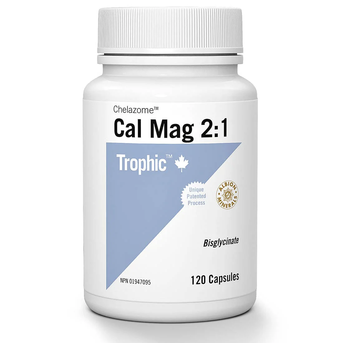 Trophic Cal-Mag 2:1 Chelazome Calcium Magnesum Capsules - Image 2