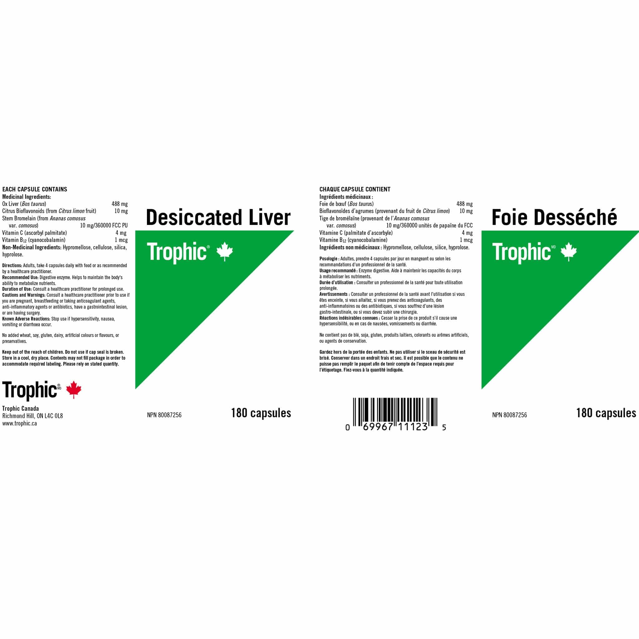 Trophic Desiccated Liver Capsules - Image 2