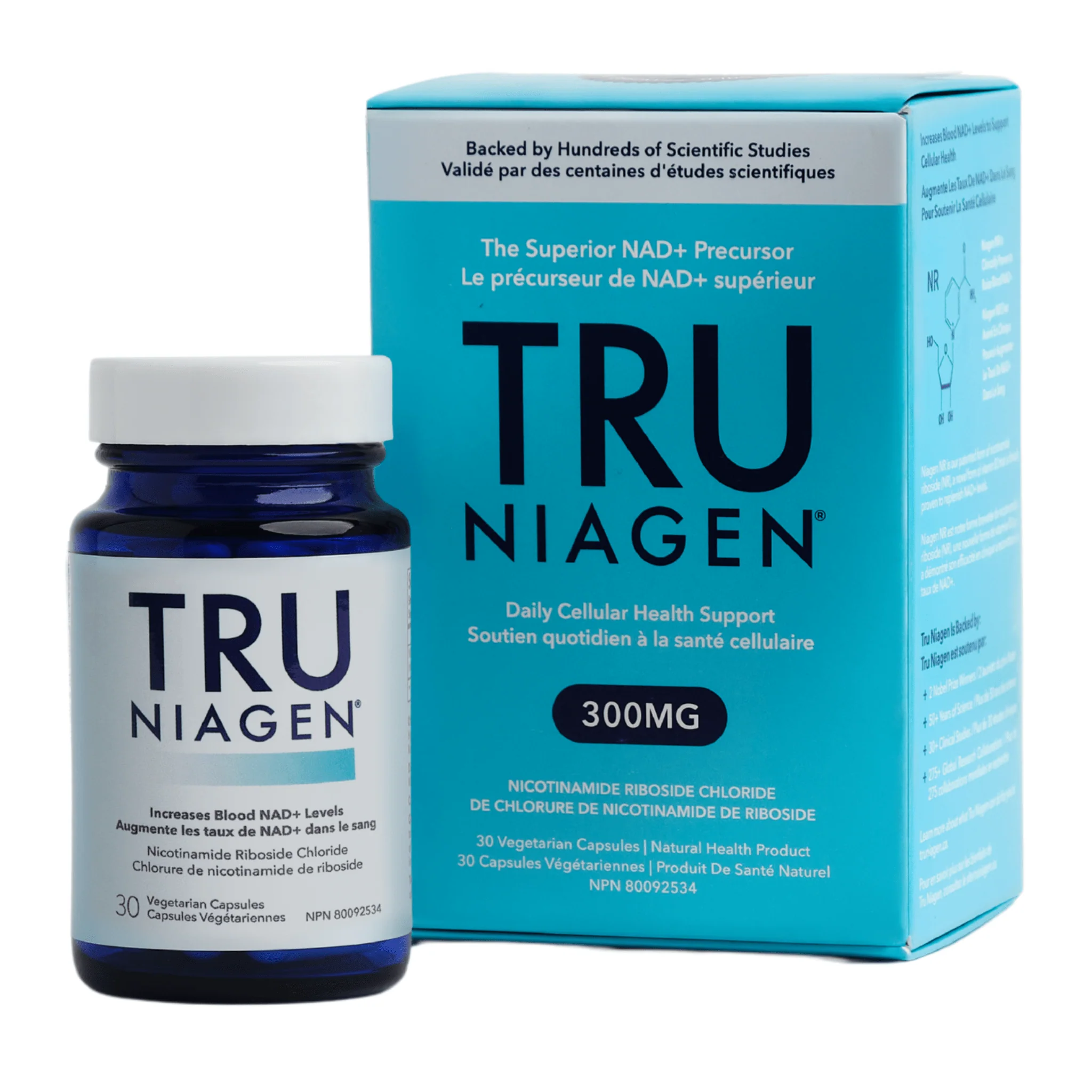 Tru Niagen 300mg Capsules, Proven to increase NAD, 30-90 Vegetable Capsules - Image 4