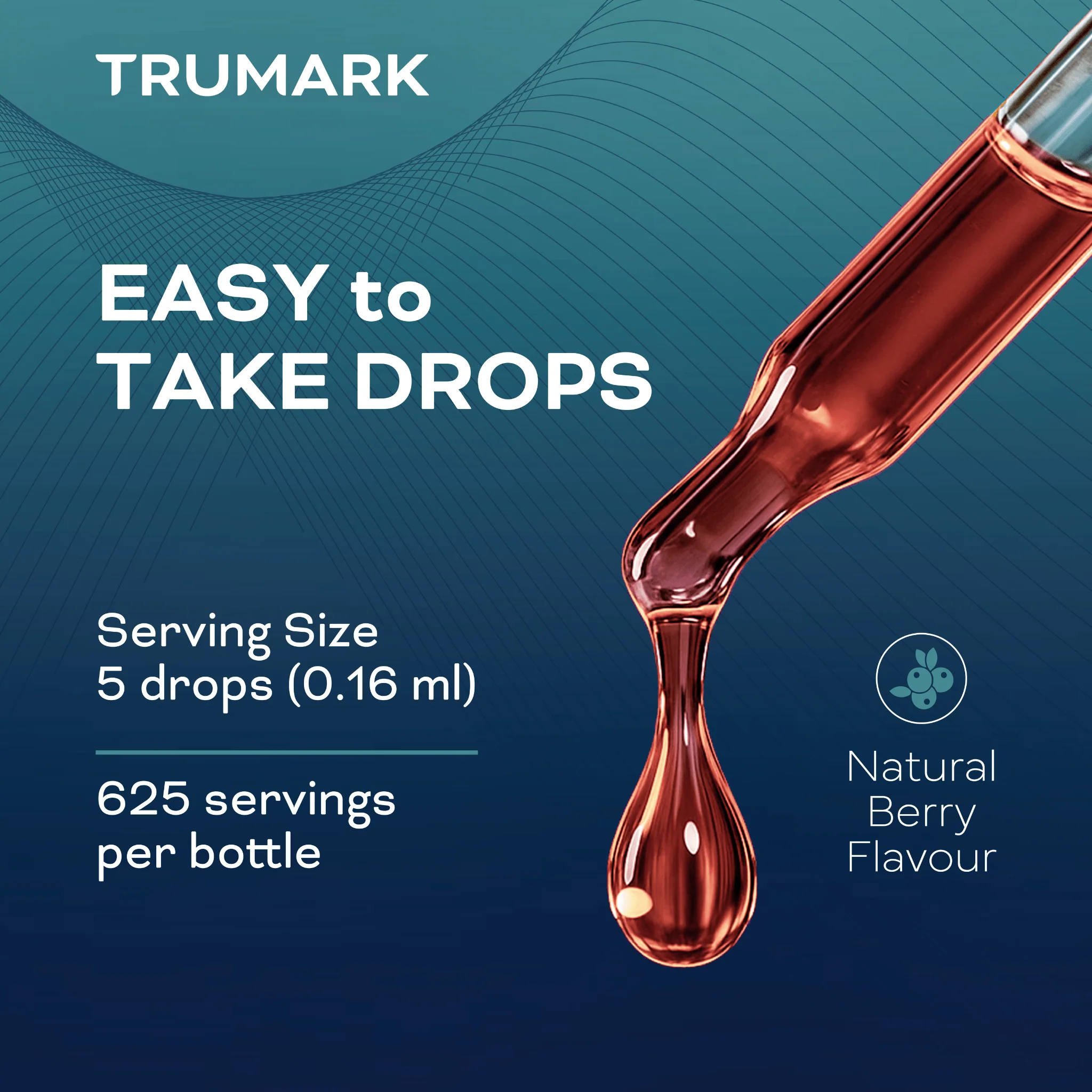 TRUMARK Methylated Vitamin B12 Drops 1000mcg, Sublingual B12 Liquid, Supports Energy, Nervous System & Red Blood Cell Health, Delicious Berry, 100ml / 625 Servings - Image 9