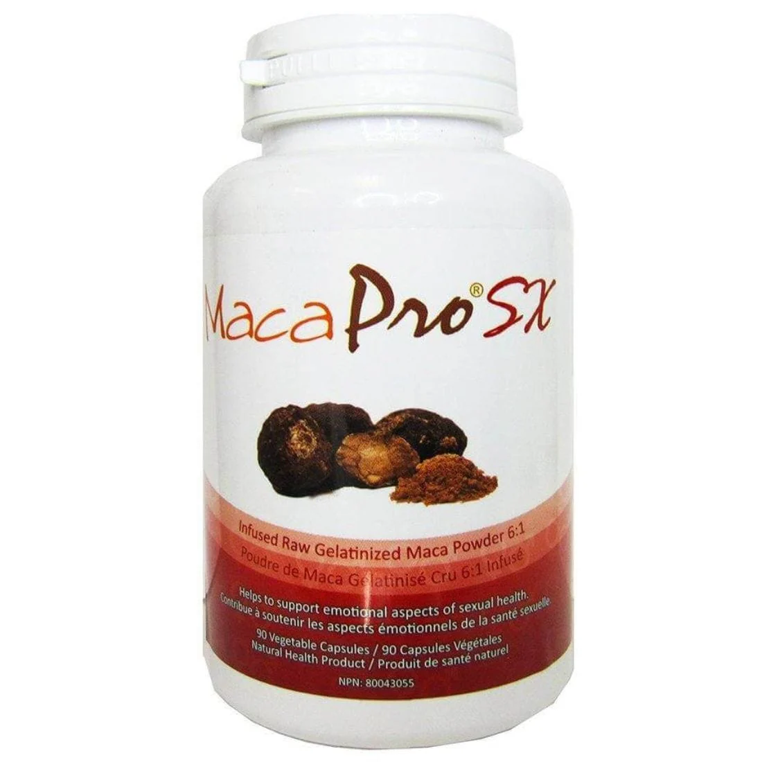 Uhtco MacaPro SX, Infused Raw Gelatinized Maca Powder 6:1, 90 Capsules