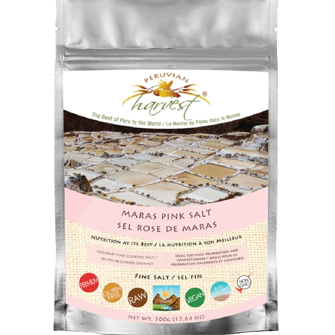 Uhtco Peruvian Harvest Maras Salt, 500g