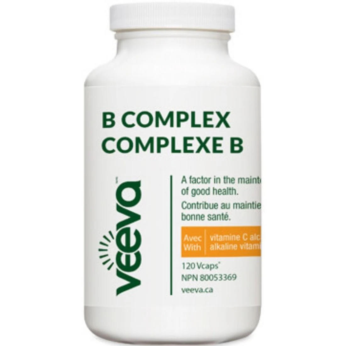 Veeva B Complex with Alkaline Vitamin C (Vegan & Non-GMO) - Image 3