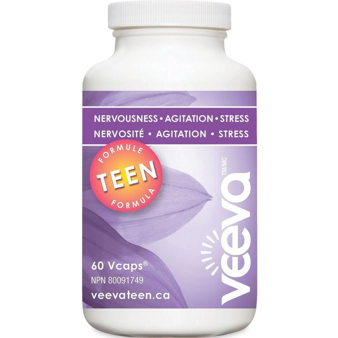 Veeva Stress Formula for TEENS - Supports Nervousness, Agitation, Stress CLEARANCE 75% Off Expiry 4/26 Final Sale