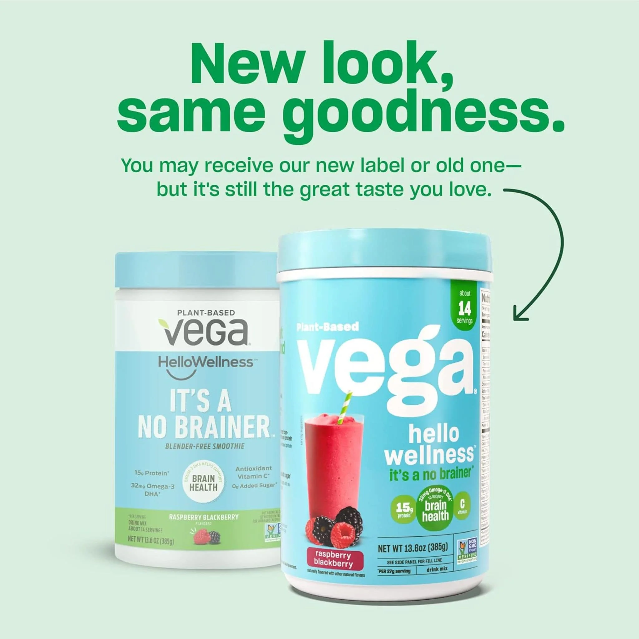 Vega Hello Wellness It’s a No Brainer, 384g - Image 4