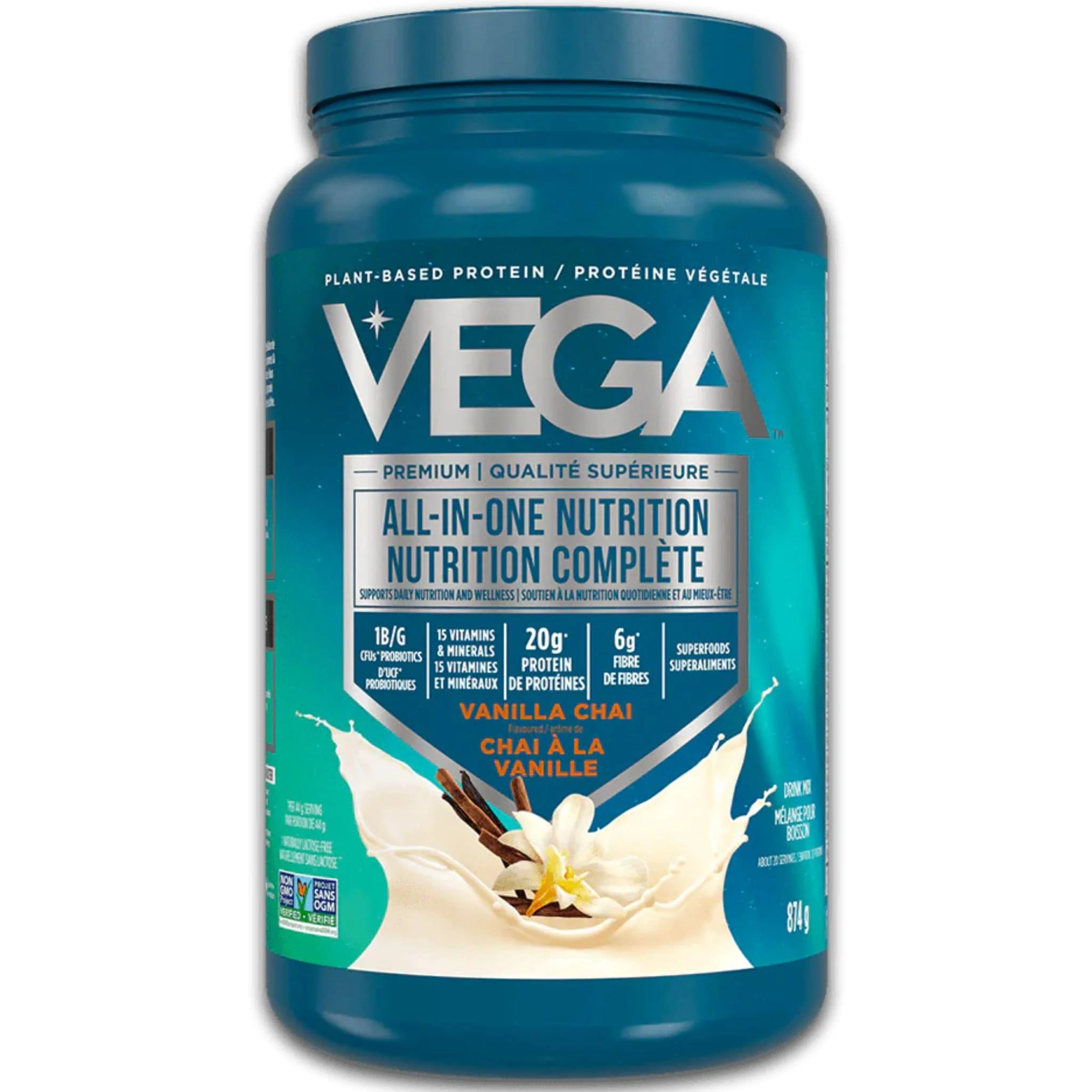 Vega All in One Shake, Vegan Protein Powder with Greens, Fiber, Probiotics and Vitamins - Image 24