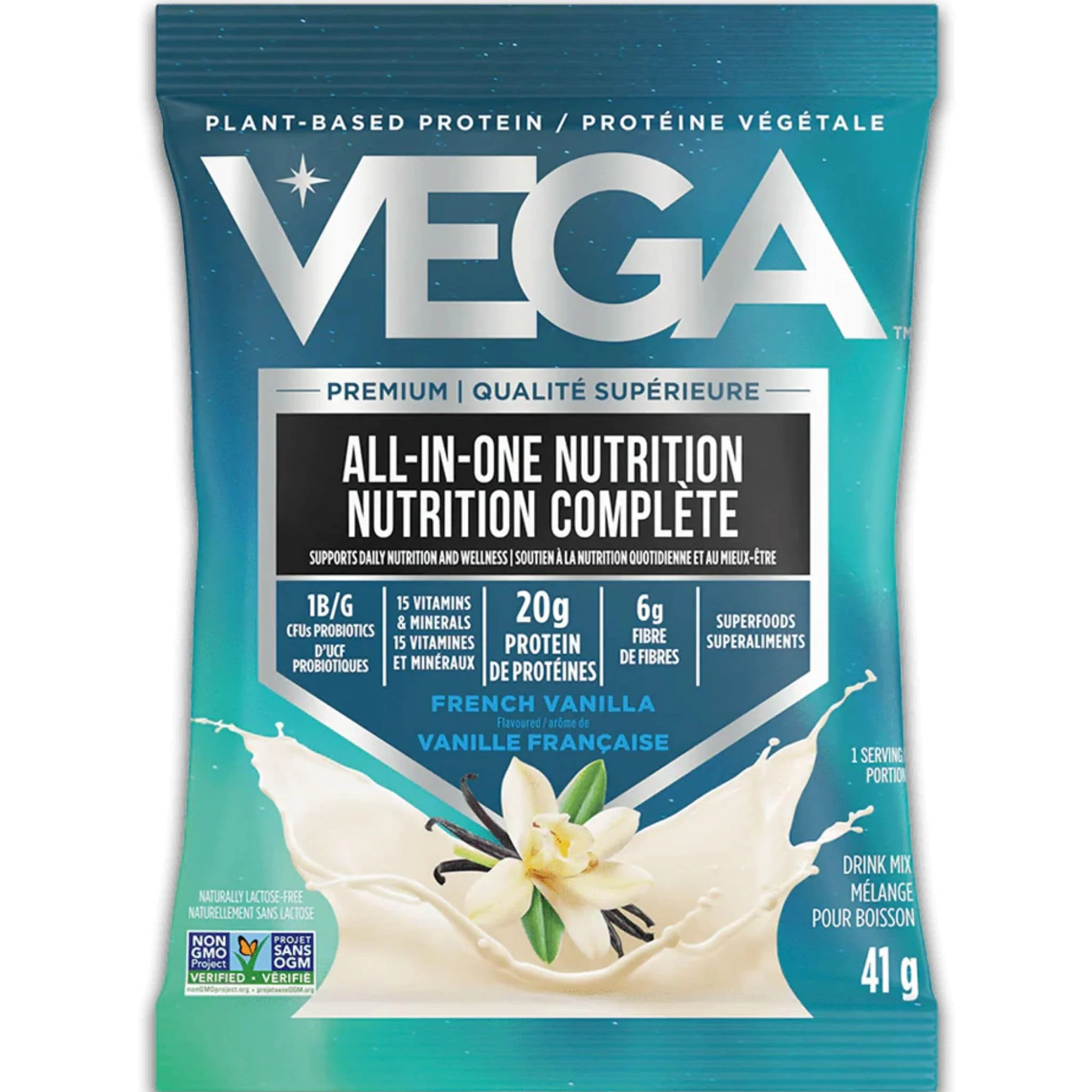 Vega All in One Shake, Vegan Protein Powder with Greens, Fiber, Probiotics and Vitamins - Image 37