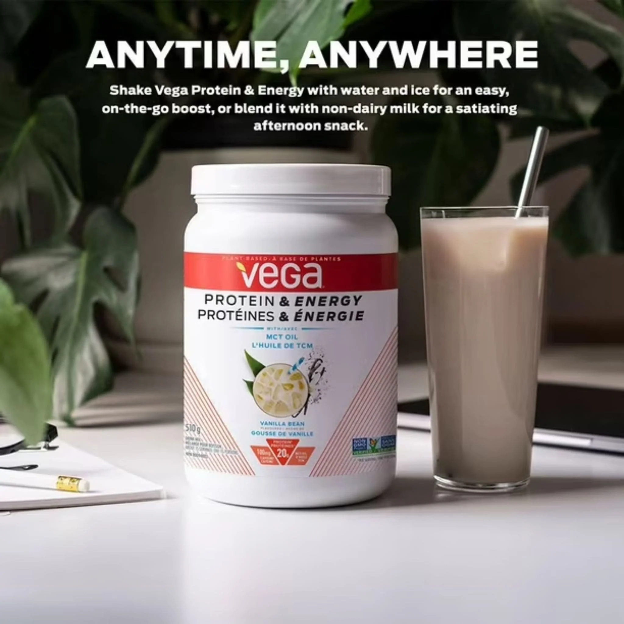 Vega Protein and Energy (With MCT Oil), 513g - Image 5
