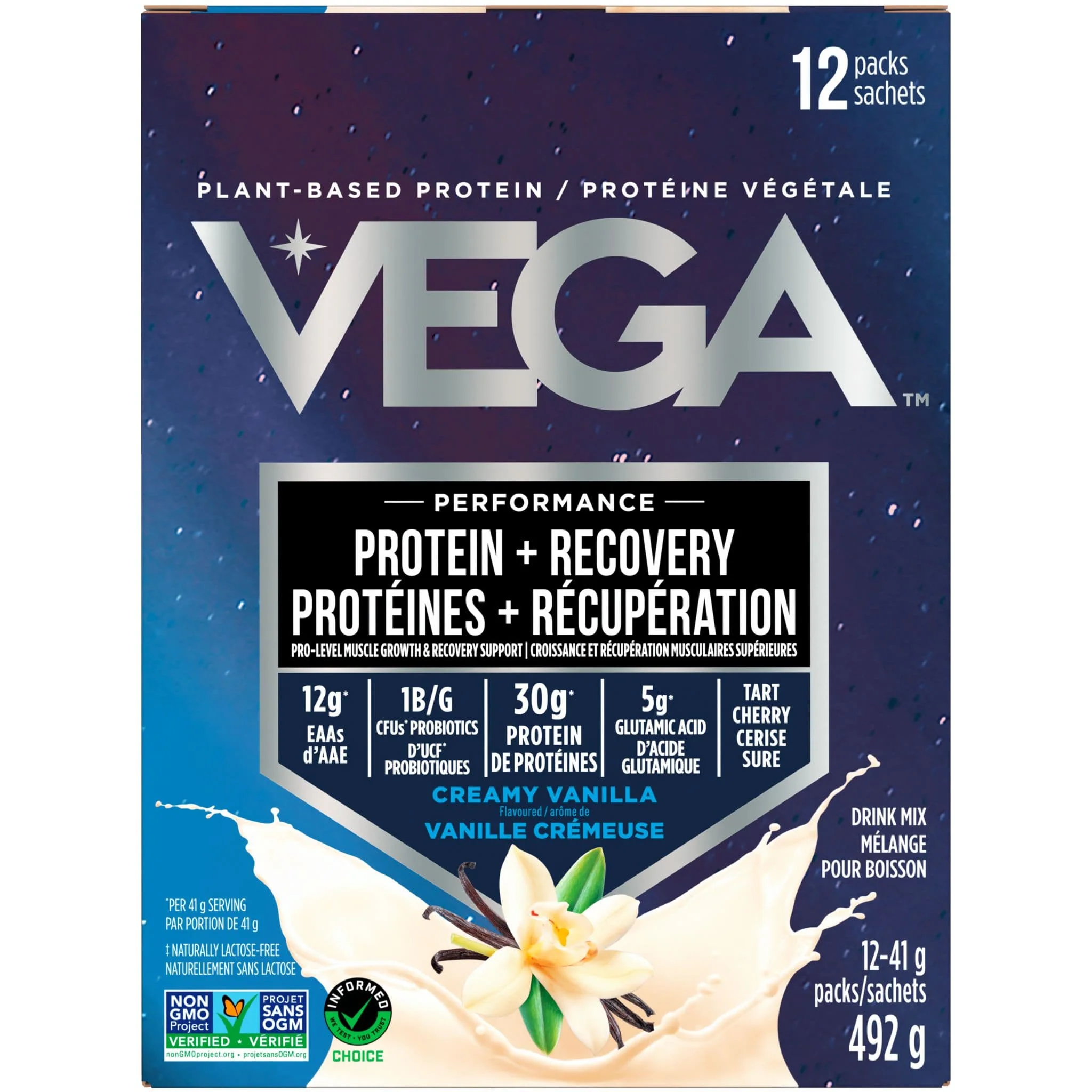 Vega Sport Protein Powder, Plant-Based Protein Powder, 30g Protein, 5g BCAA, 5g Glutamine, 1 Billion Probiotics - Image 27