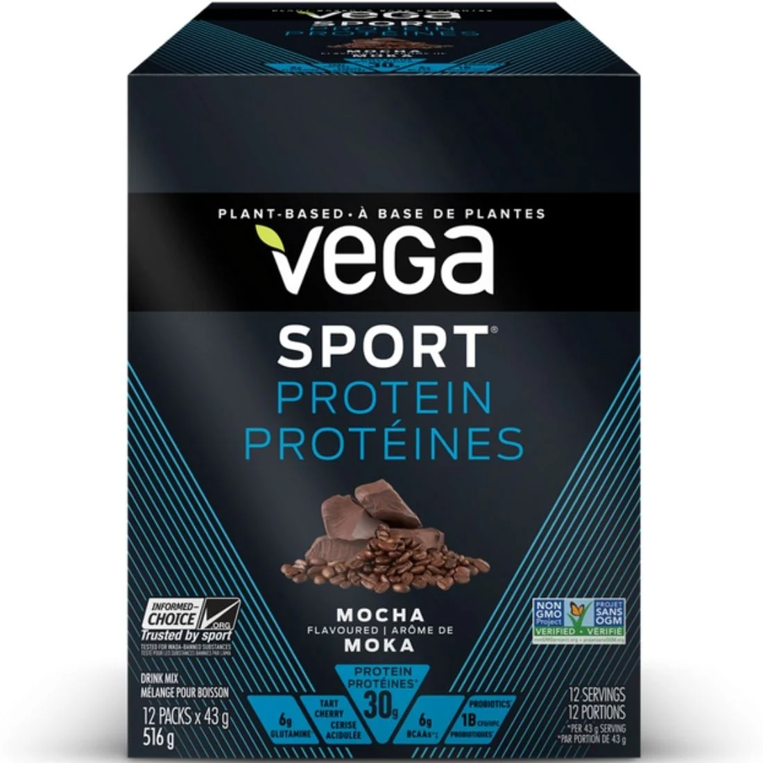 Vega Sport Protein Powder, Plant-Based Protein Powder, 30g Protein, 5g BCAA, 5g Glutamine, 1 Billion Probiotics - Image 37