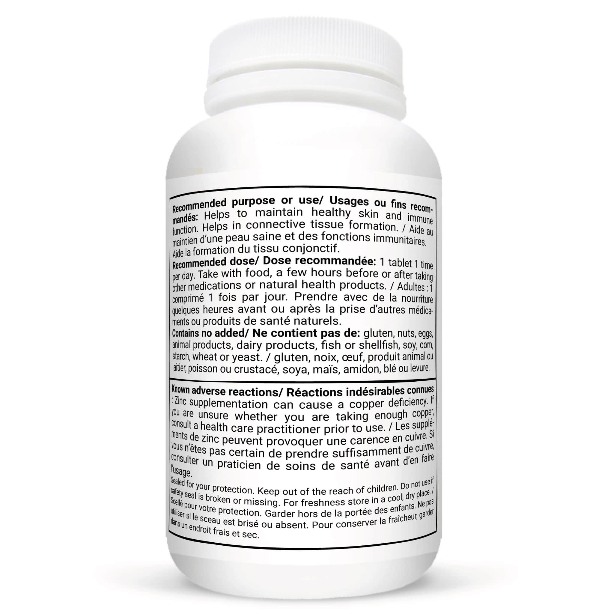 Vitacheck Zinc Citrate 50mg, Chelated, Supports Immune and Skin Health, 210 Tablets CLEARANCE 25% Off, Expiry 4/28 Final Sale - Image 3