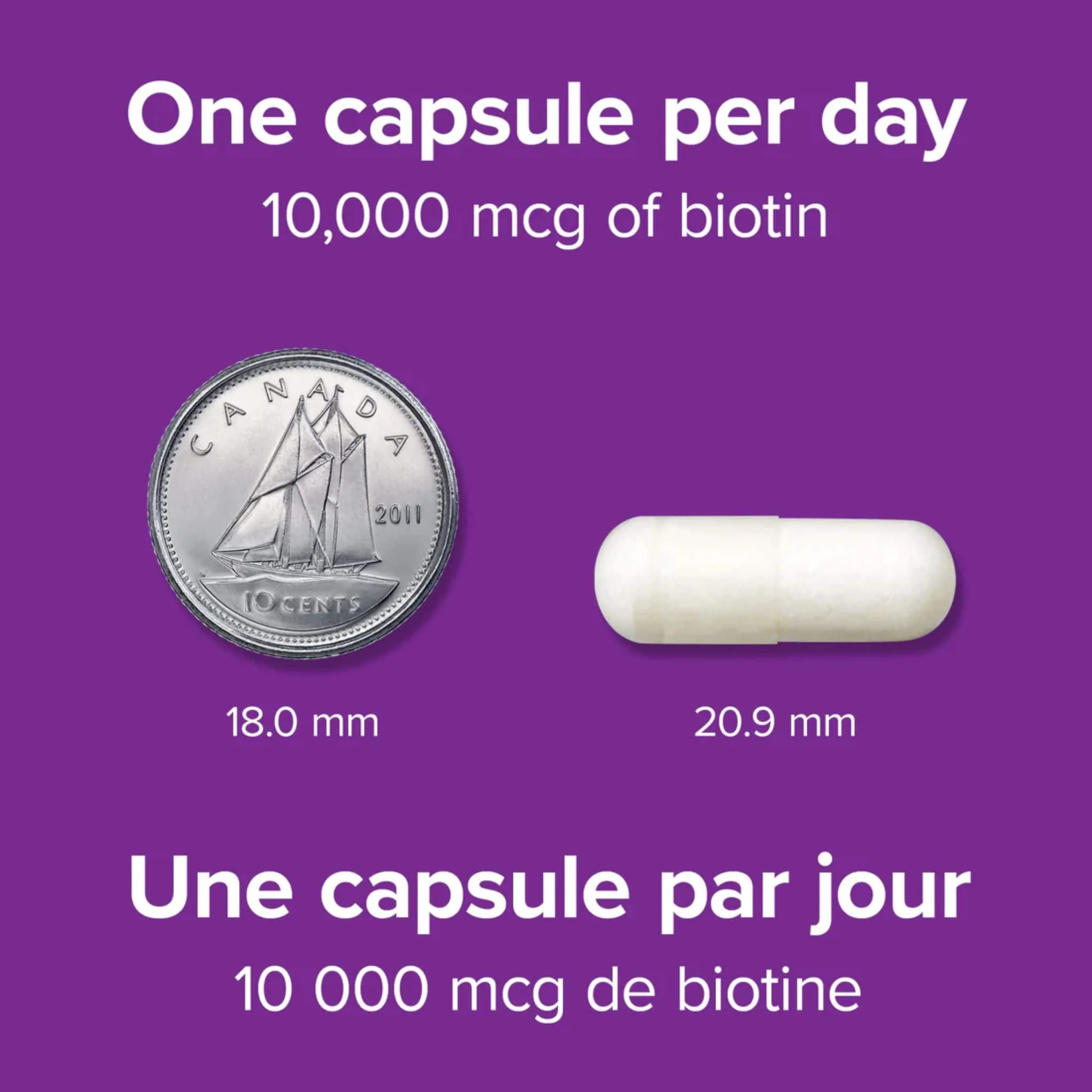 Webber Naturals Extra Strength Biotin 10,000mcg Capsules - Image 11