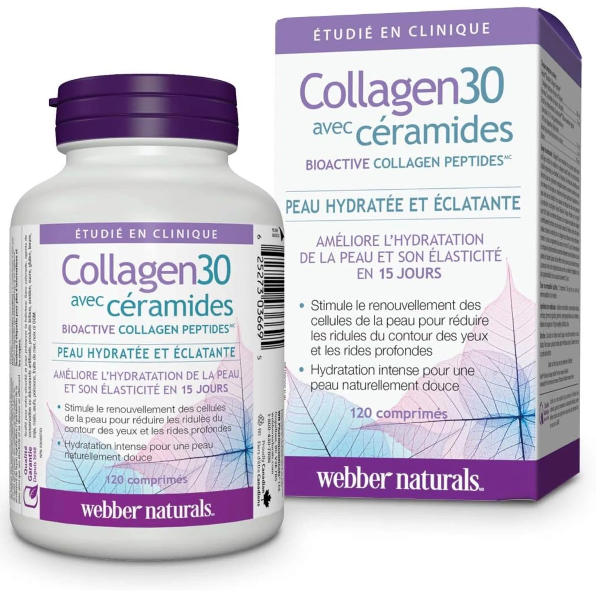 Webber Naturals Collagen30 with Ceramides, 120 Tablets - Image 2