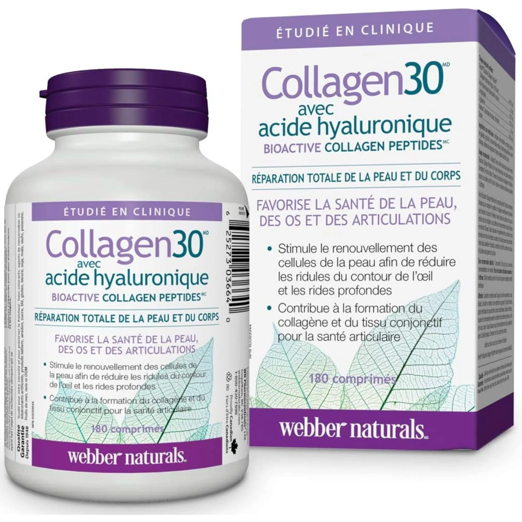 Webber Naturals Collagen30 with Hyaluronic Acid, 180 Tablets - Image 5