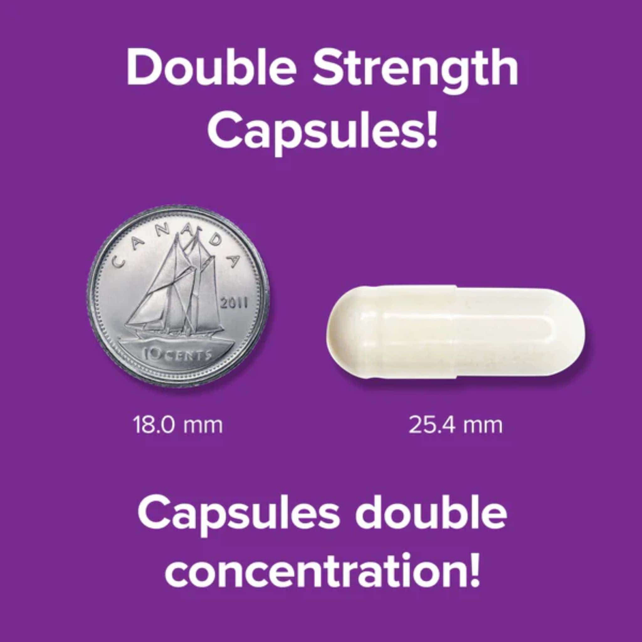 Webber Naturals Glucosamine Chondroitin Sulfate, Double Strength, 500mg/400mg, BONUS SIZE 20% More, 120+24 Capsules - Image 4