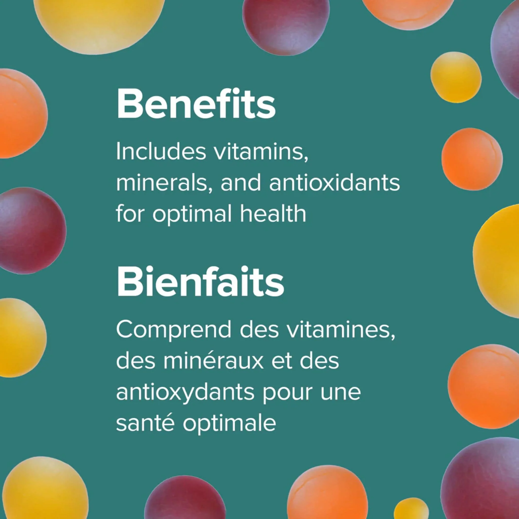 Webber Naturals Adult Multivitamin Gummies, Orange, Raspberry, Lemon 90 Gummies - Image 4