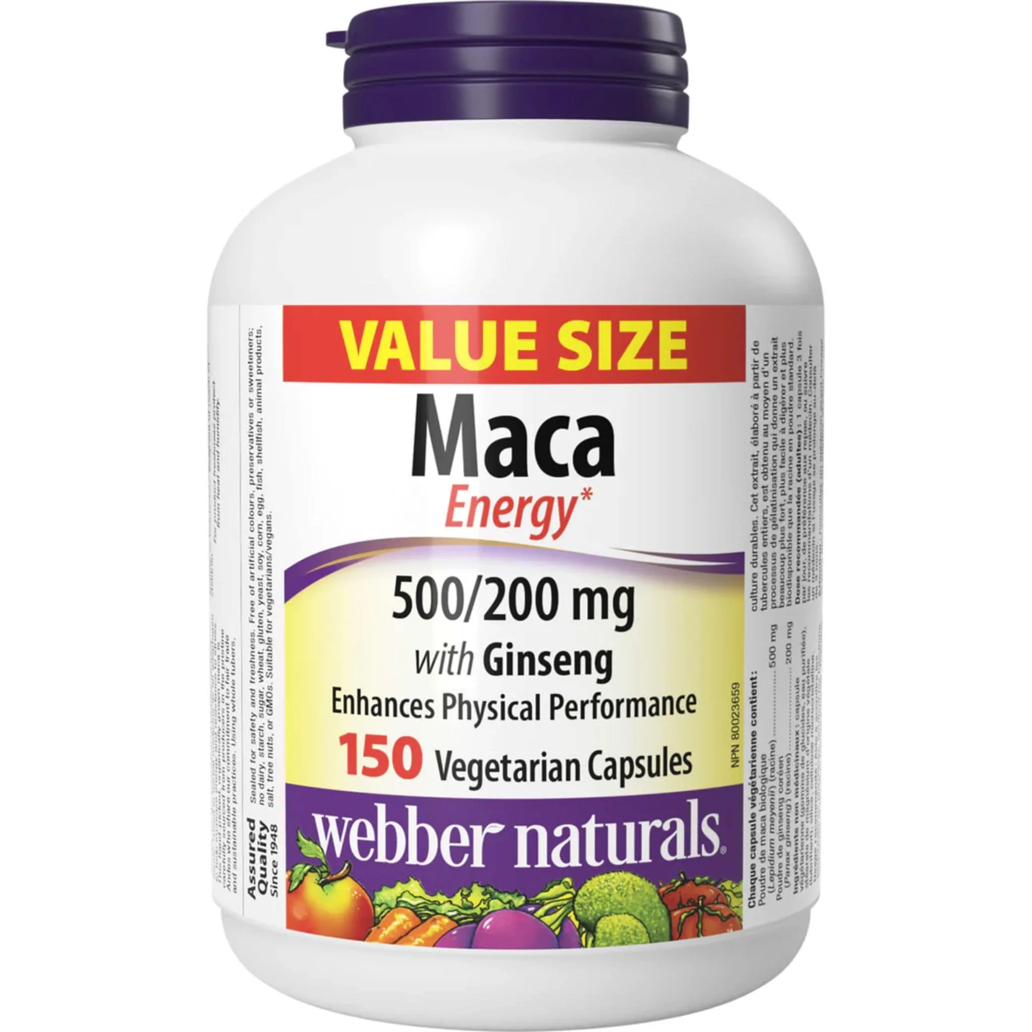 Webber Naturals Maca Energy with Ginseng Capsules - Image 7