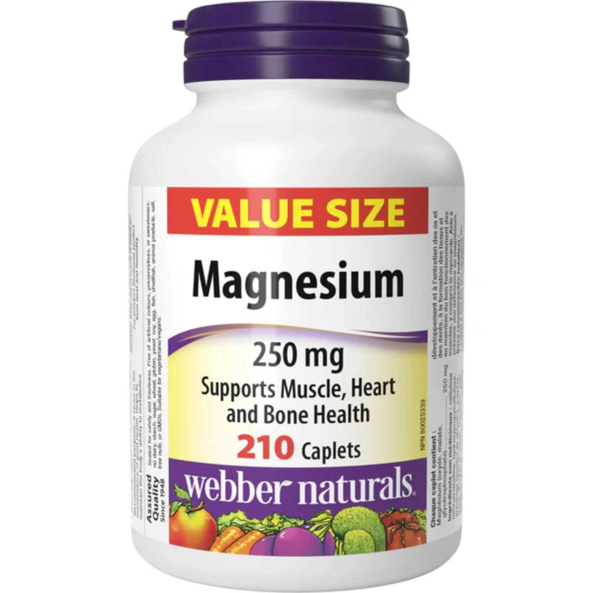 Webber Naturals Magnesium 250mg - Image 7