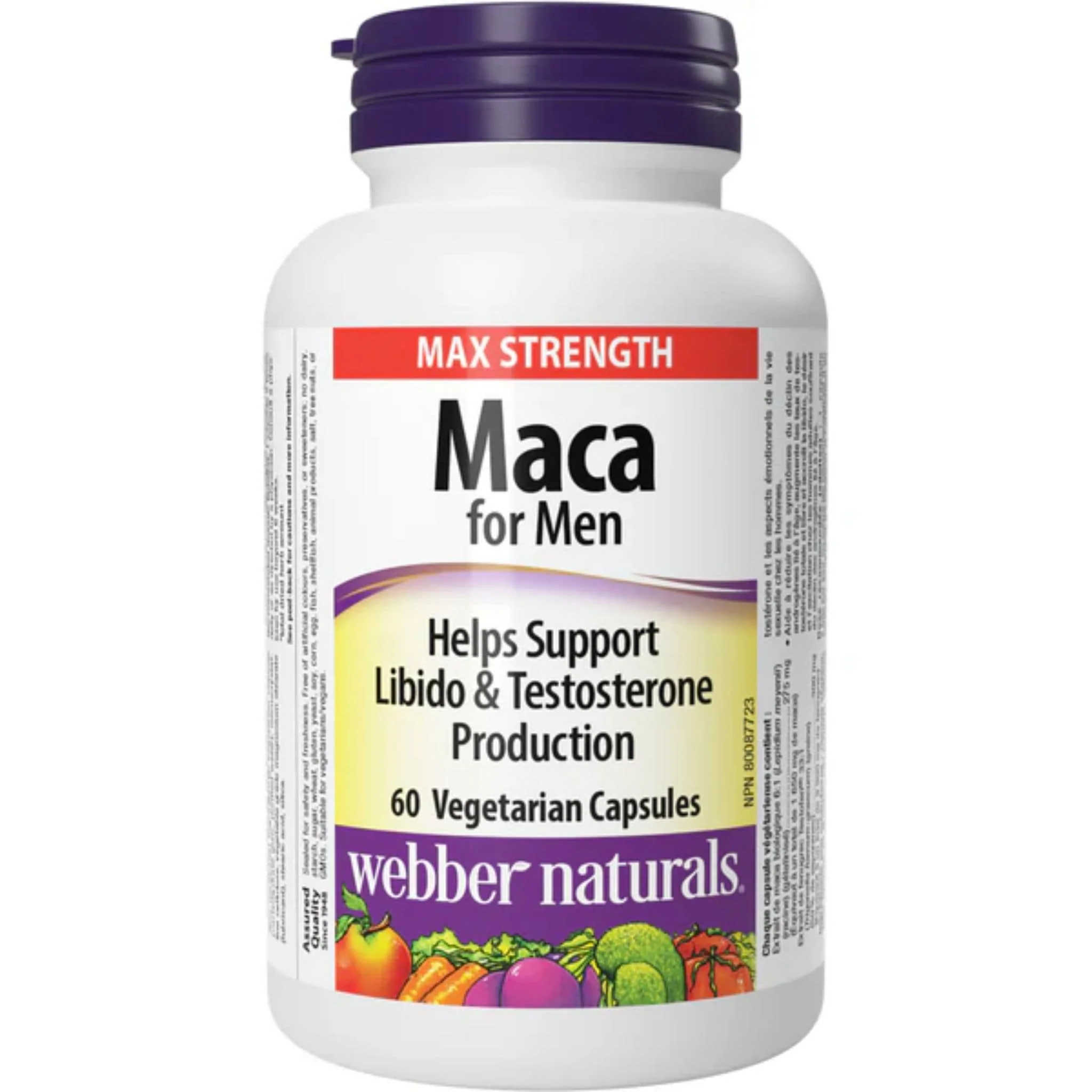 Webber Naturals Mens Maca, 60 Vegetable Capsules
