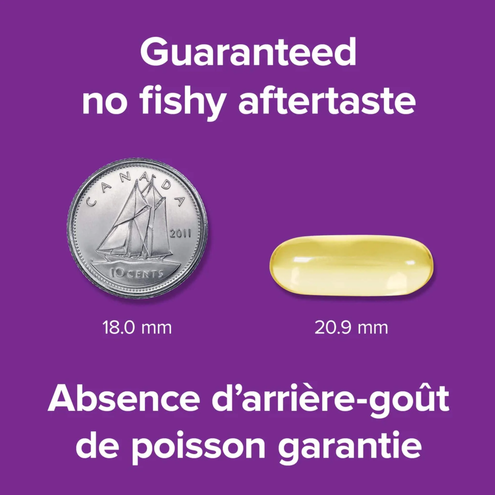 Webber Naturals Omega 3 300mg Mini Clear Enteric Softgels, 50% Smaller, 180 EPA / 120 DHA - Image 6
