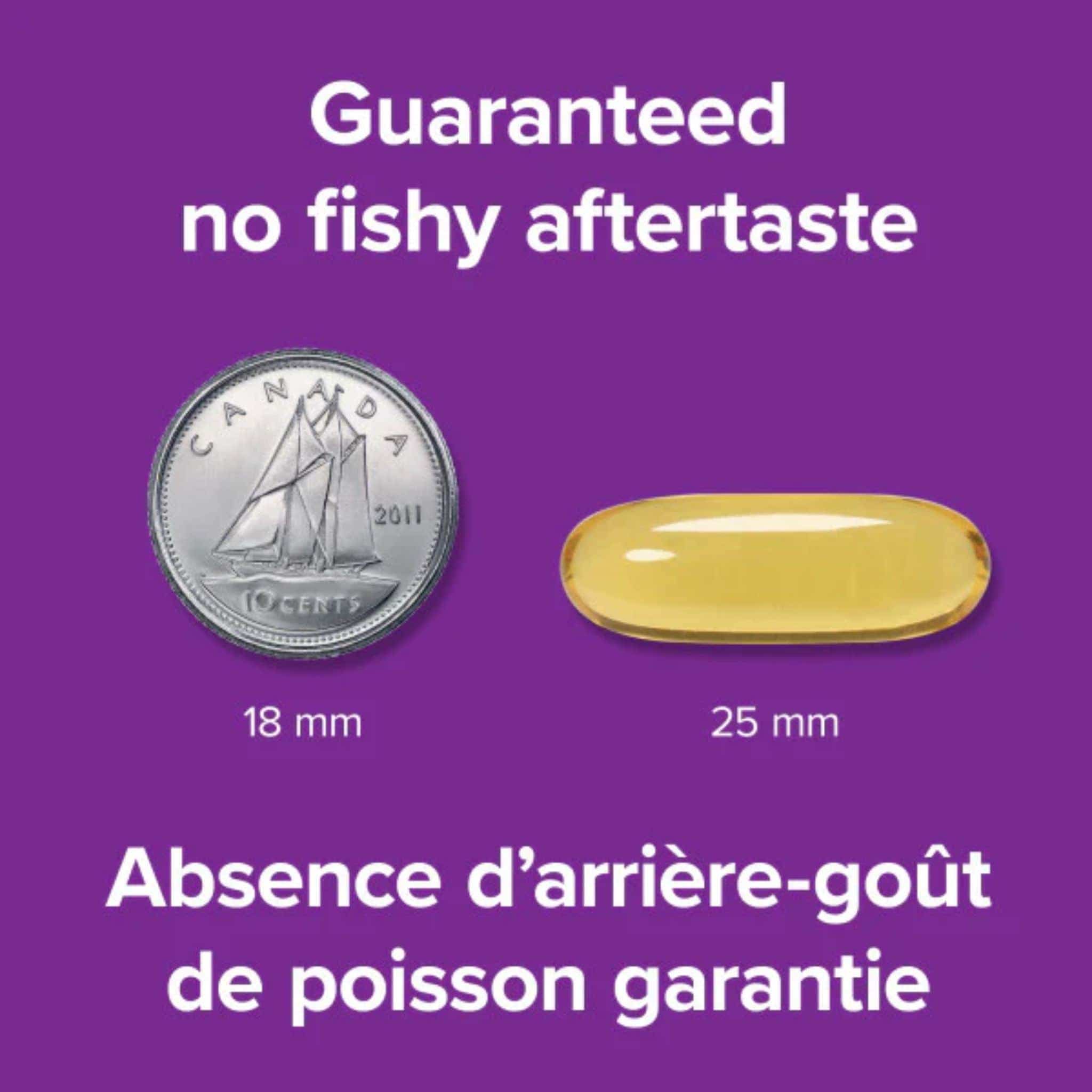 Webber Naturals Wild Alaskan Salmon and Fish Oil, Omega 3 300mg, EPA 180mg, DHA 120mg, Pharmaceutical Grade, 220 Clear Enteric Softgels - Image 4