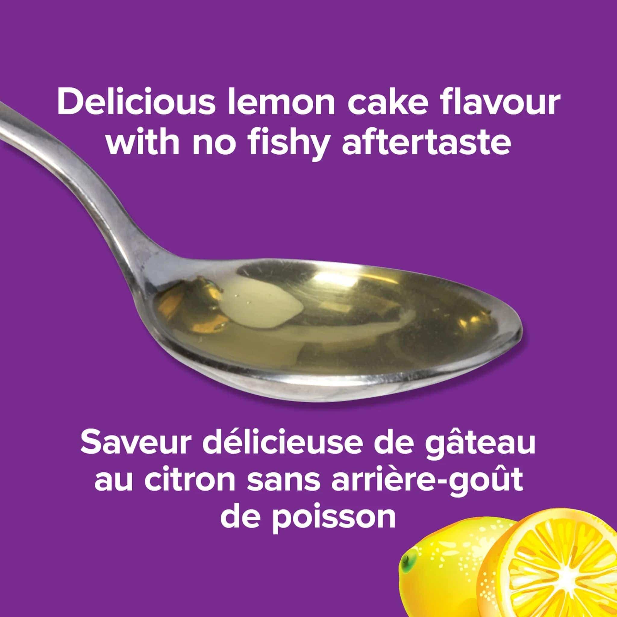 Webber Naturals Omega-3 with Vitamin D3 Fish Oil, Crystal Clean from the Sea, Lemon Cake, 200ml Liquid - Image 4