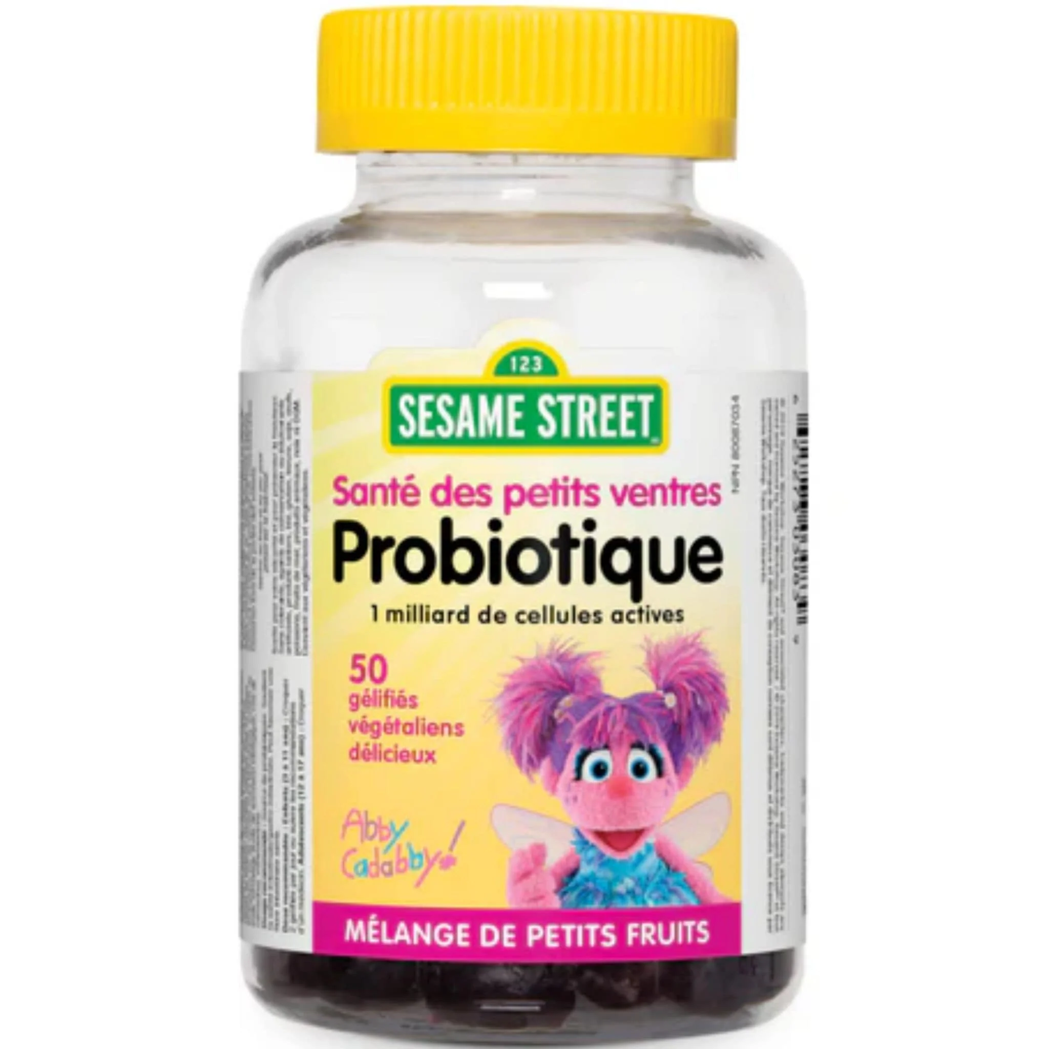 Webber Naturals Sesame Street Probiotic Gummy, Natural Mixed Berry, 50 Gummies - Image 2
