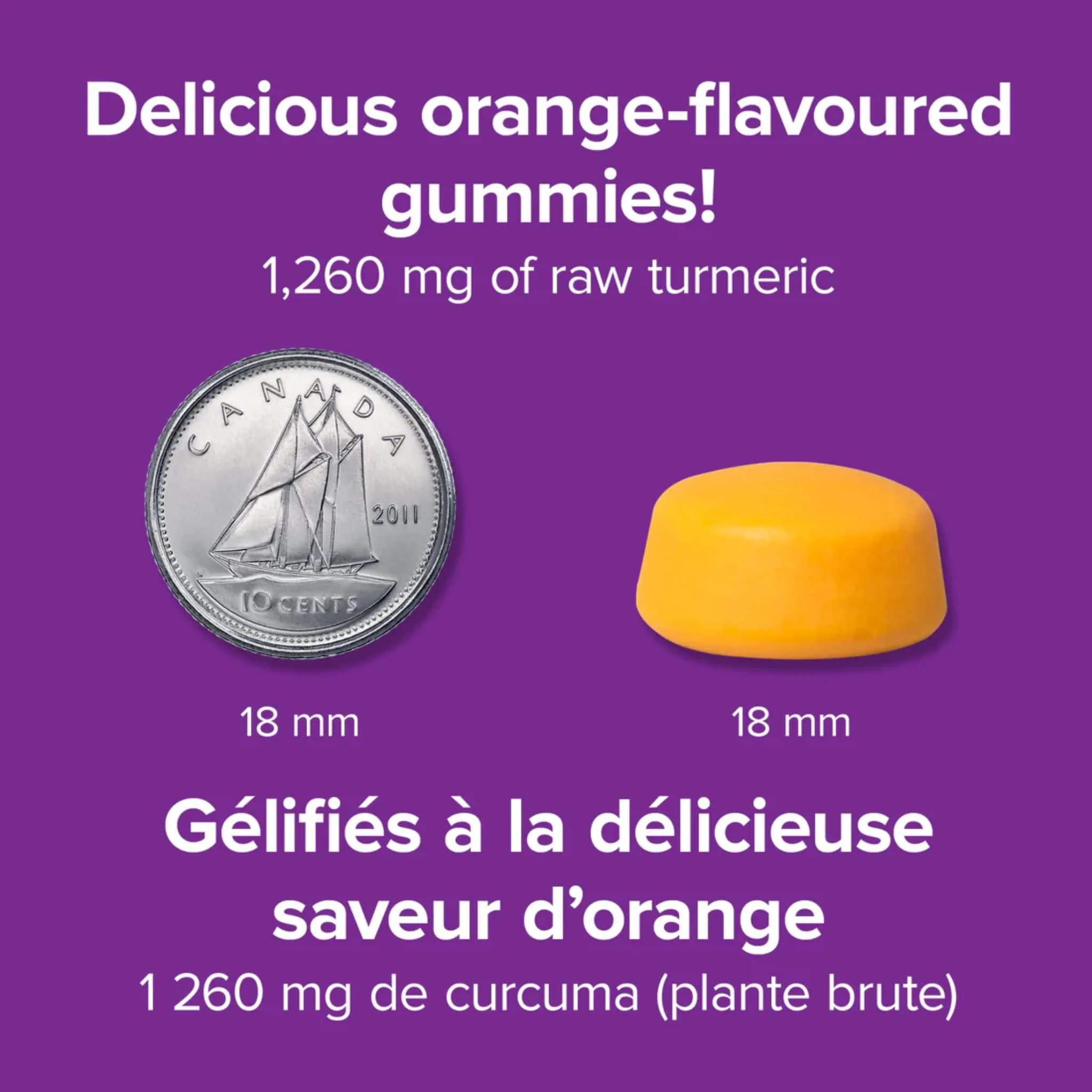 Webber Naturals Turmeric Curcumin Gummies, 120 Gummies - Image 3
