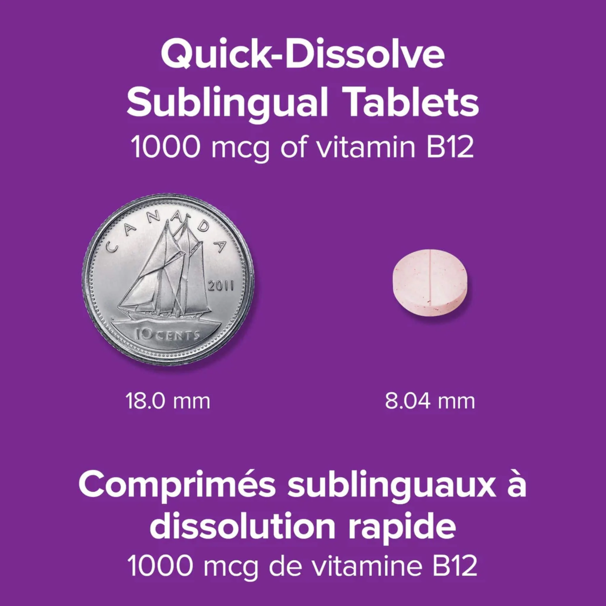 Webber Naturals Vitamin B12 Methylcobalamin 1000mcg Value Size, 80-150 Sublingual Tablets - Image 8