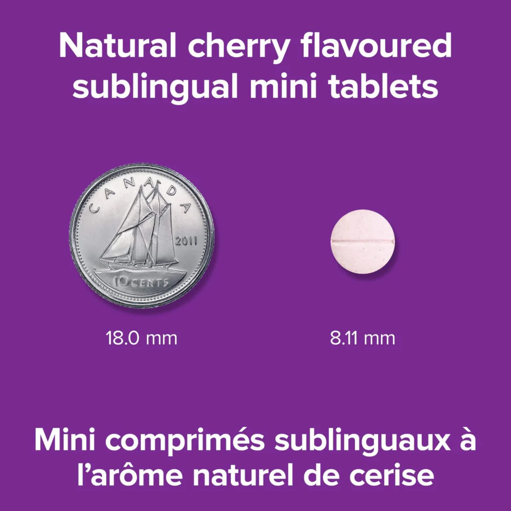 Webber Naturals Vitamin B12 500mcg Methylcobalamin, Cherry Flavoured, 120 Sublingual Tablets - Image 5