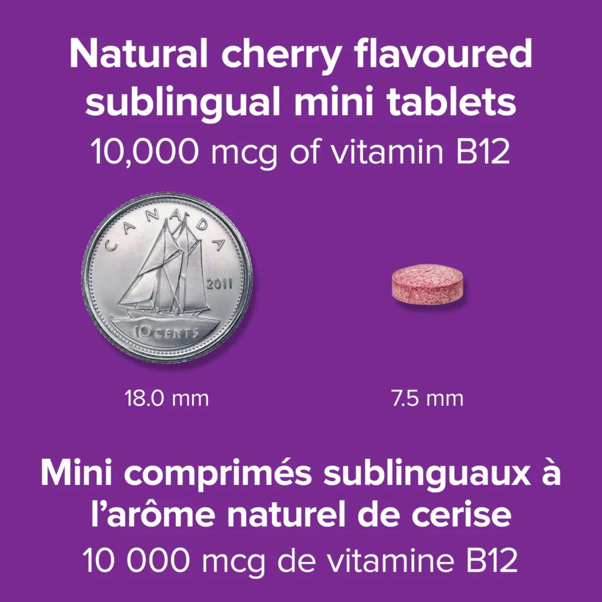 Webber Naturals Vitamin B12 Ultra Strength 10,000mcg, 40 Sublingual Tablets - Image 4