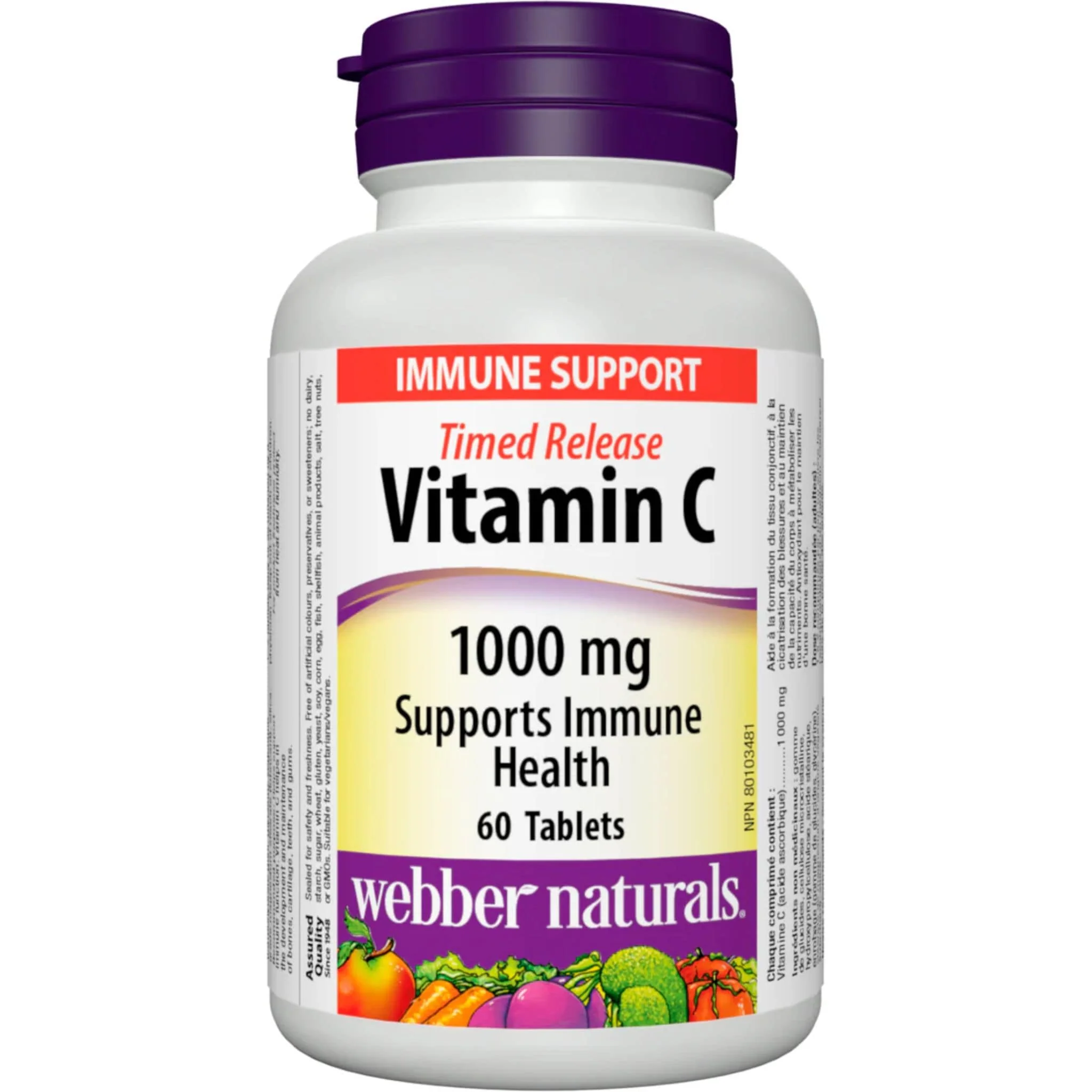 Webber Naturals Vitamin C Time Release 1000mg