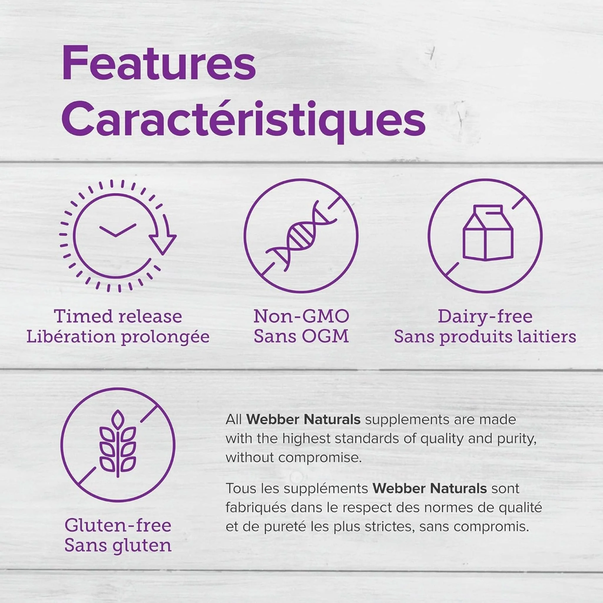 Webber Naturals Vitamin C Time Release 1000mg - Image 4