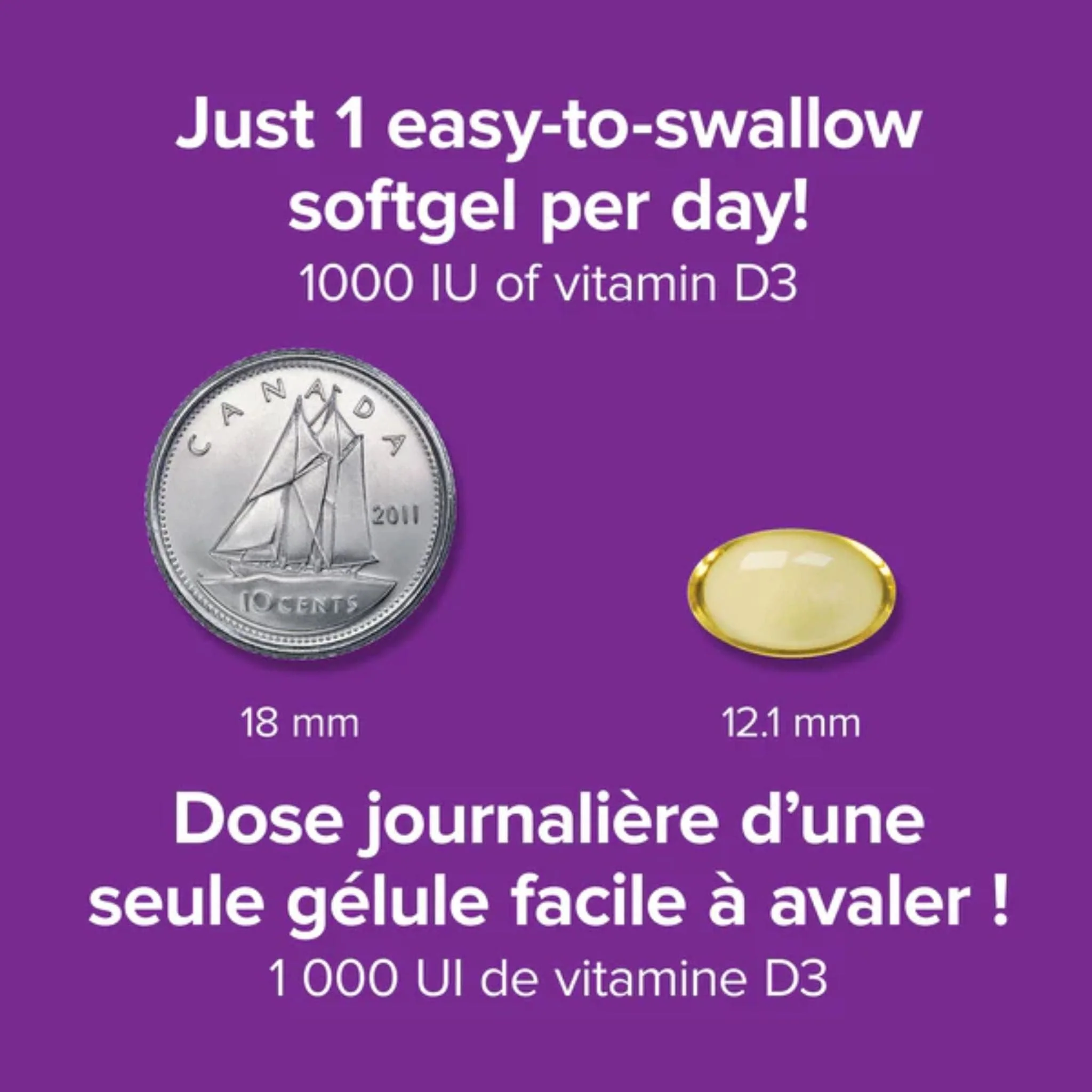 Webber Naturals Vitamin D3 Softgel, 1000IU, Value Size - Image 20