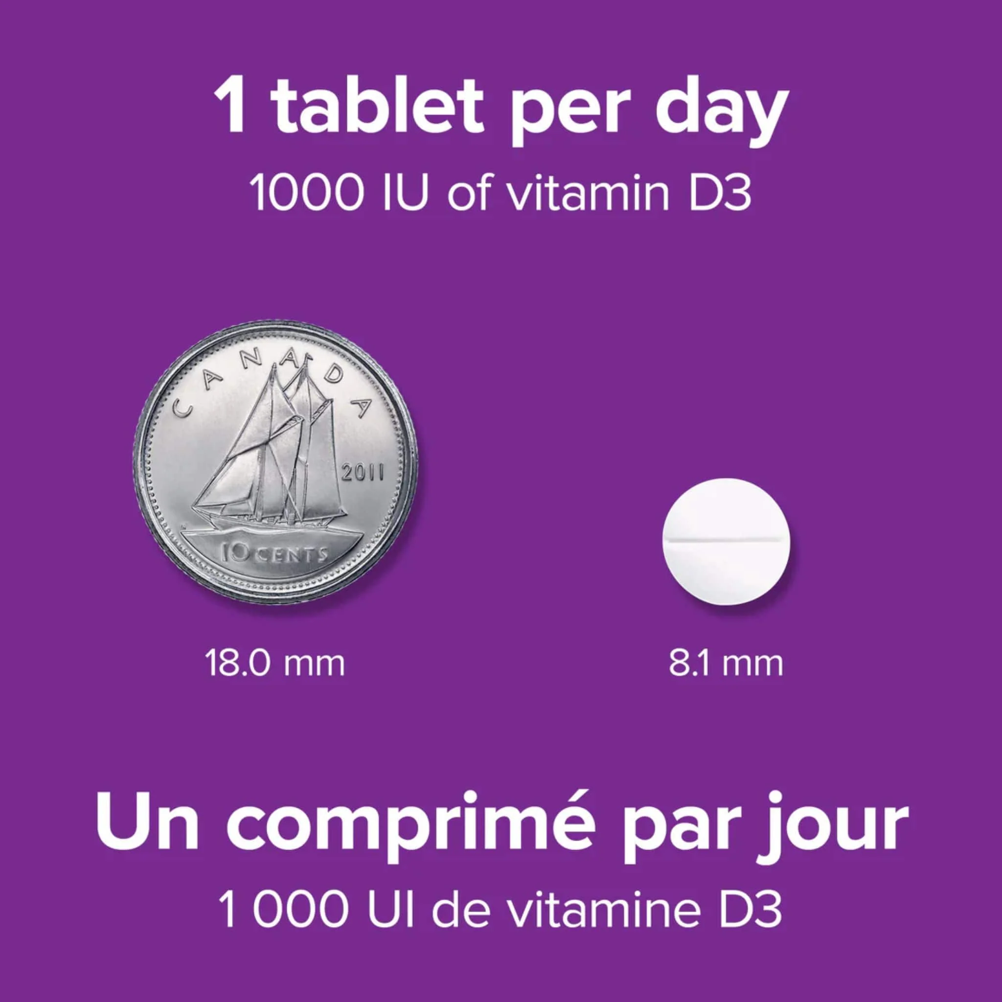 Webber Naturals Vitamin D3 Tablets, 1000IU, Value Pack - Image 12
