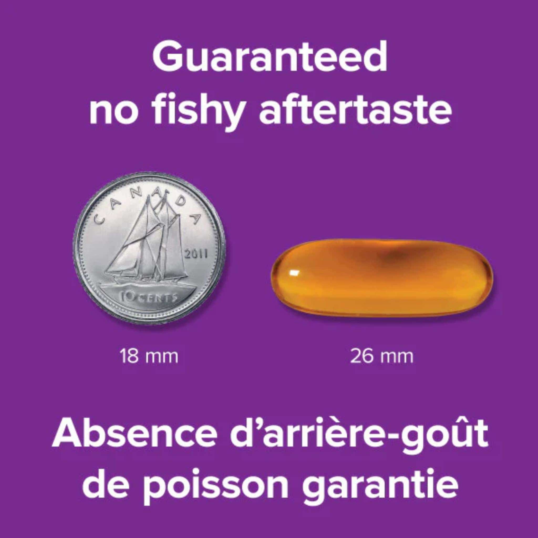 Webber Naturals Wild Alaskan Salmon Oil, 200mg, 220 Clear Enteric Softgels - Image 4